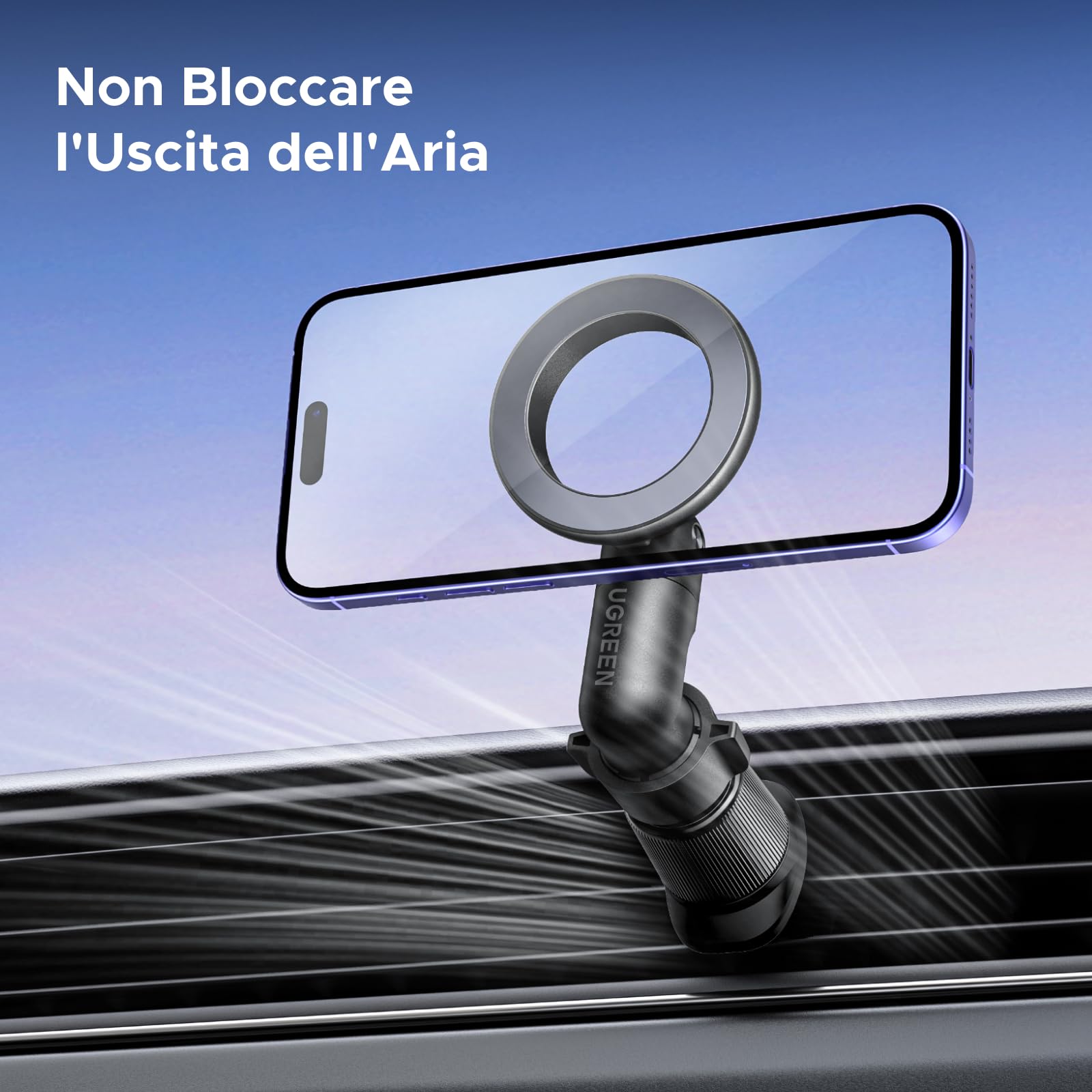 ugreen-supporto-telefono-auto-magsafe-360-con-20-magneti-n52 image 6