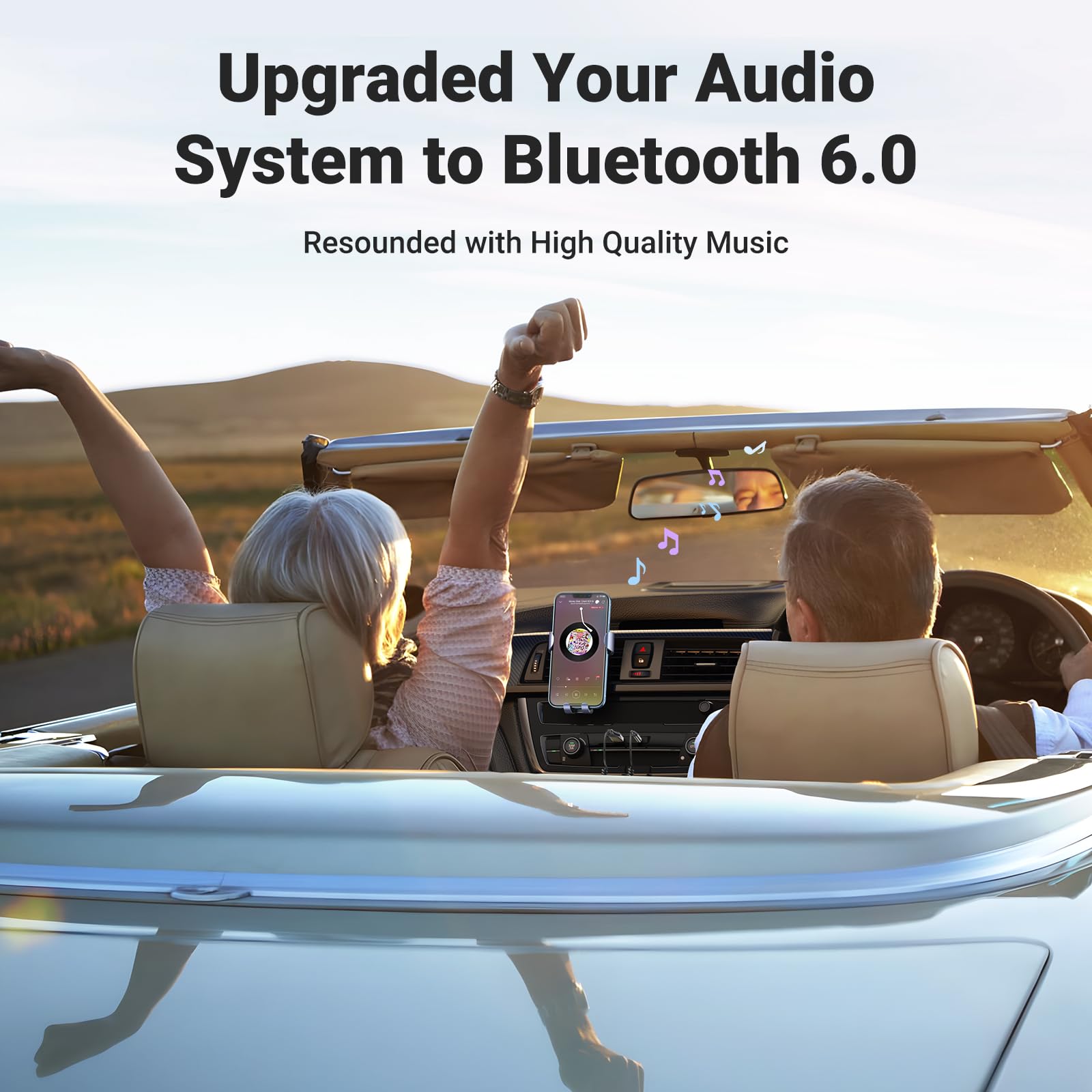 ugreen-ricevitore-bluetooth-6-0-aux-jack-3-5mm-usb-a-con-microfono-grigio image 3