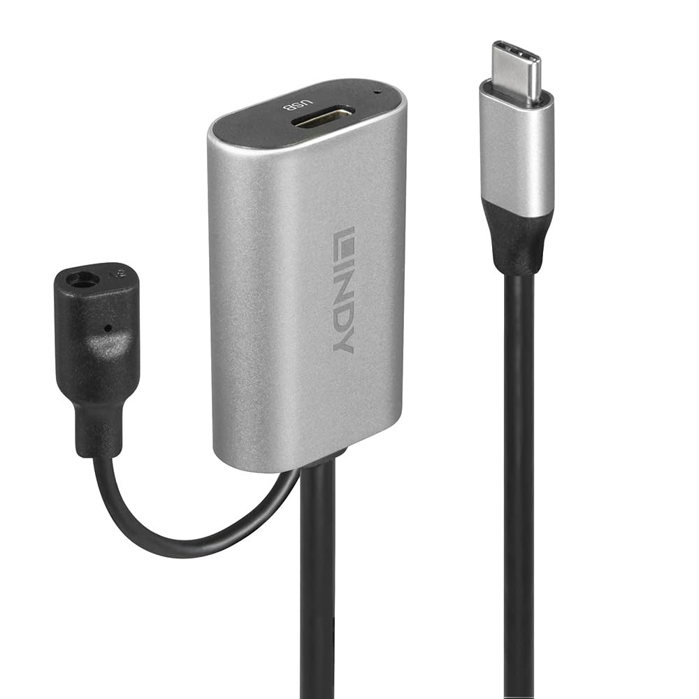 lindy-black-line-cavo-prolunga-attiva-usb-3-1-type-c-5m image 2