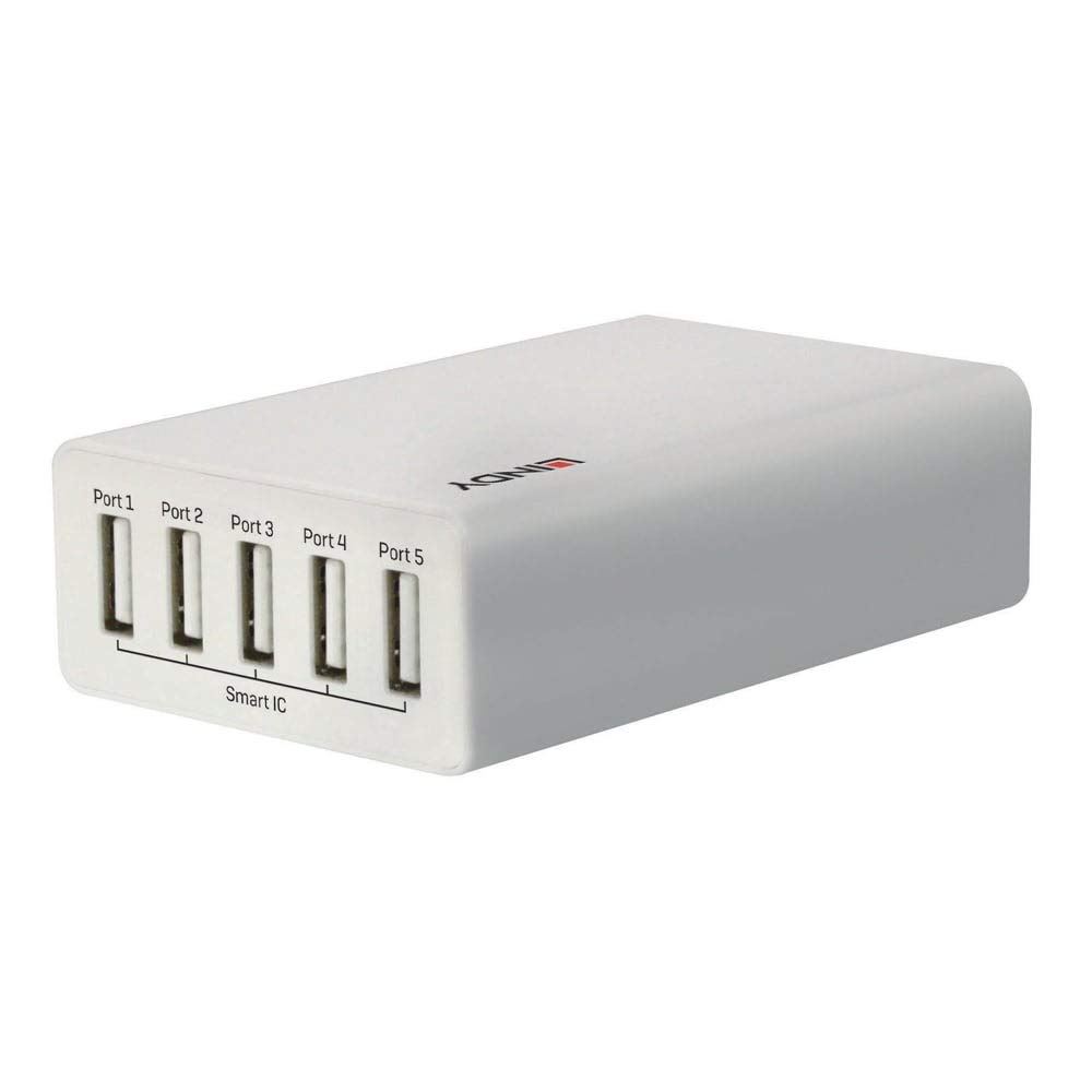lindy-alimentatore-usb-desktop-5-porte-40w-per-ricarica-multipla image 3