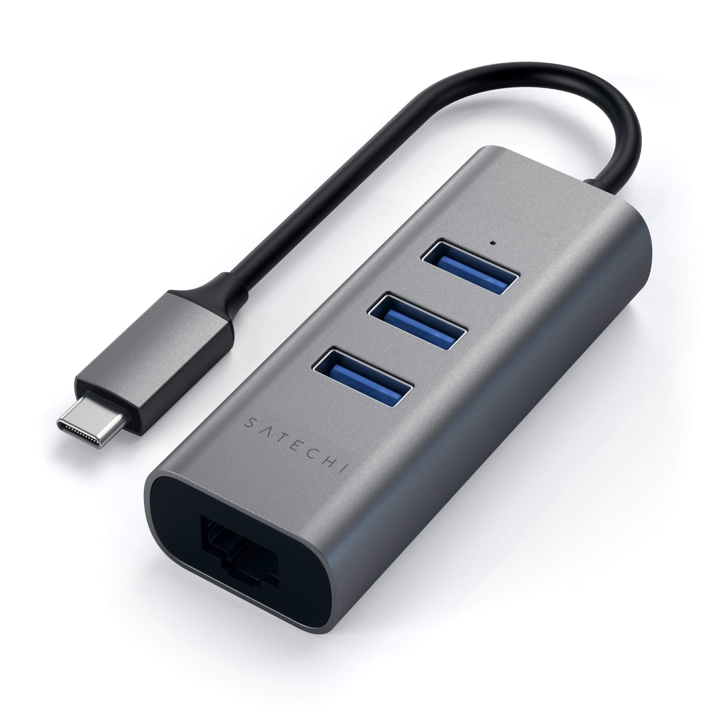 satechi-type-c-2-in-1-hub-usb-con-ethernet image 1