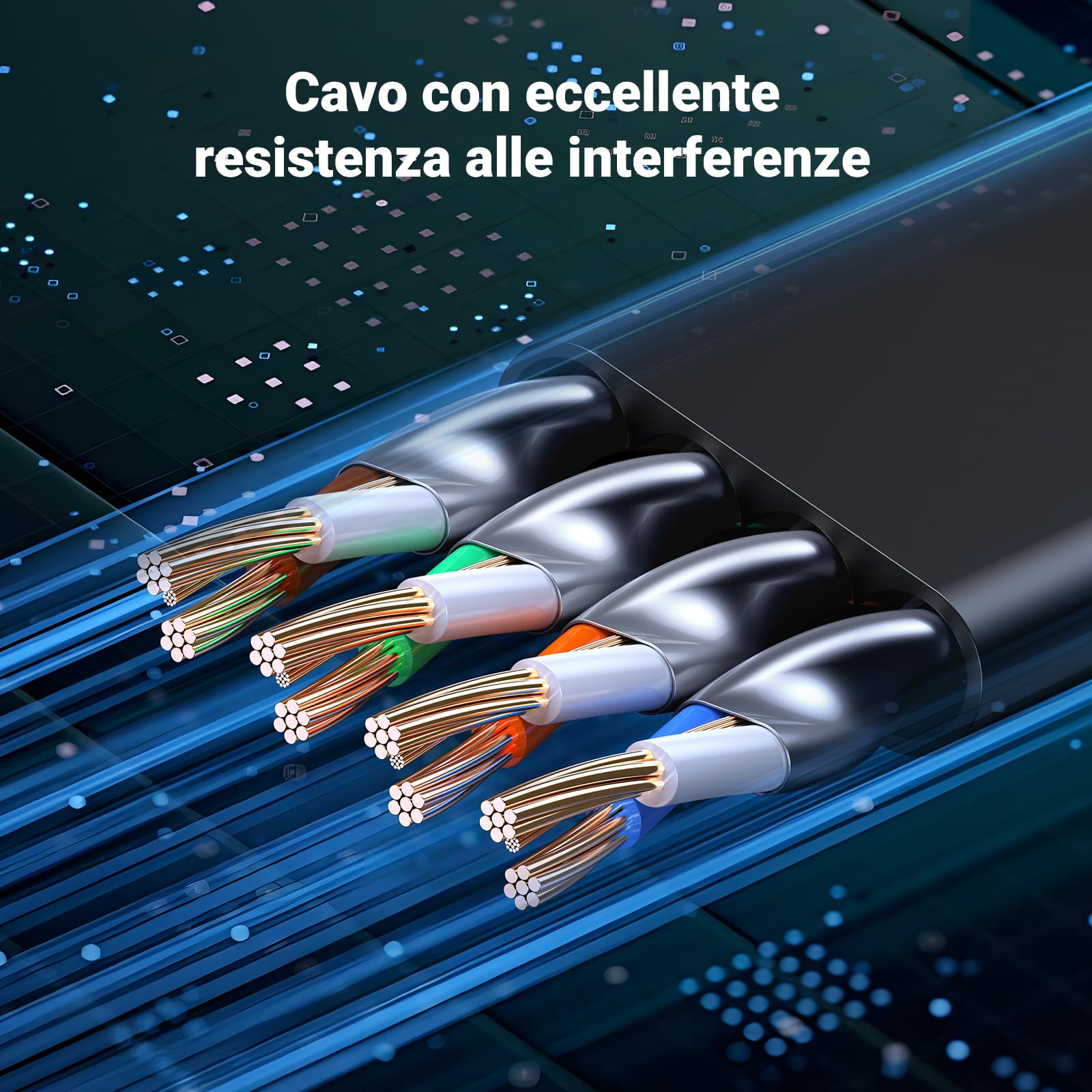 ugreen-cavo-ethernet-cat-8-piatto-5m-40gbps-2000mhz-rj45 image 5