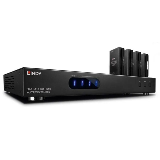 lindy-matrice-hdmi-4x4-su-cat-6-50m-con-ir-matrix-prolunga image 1