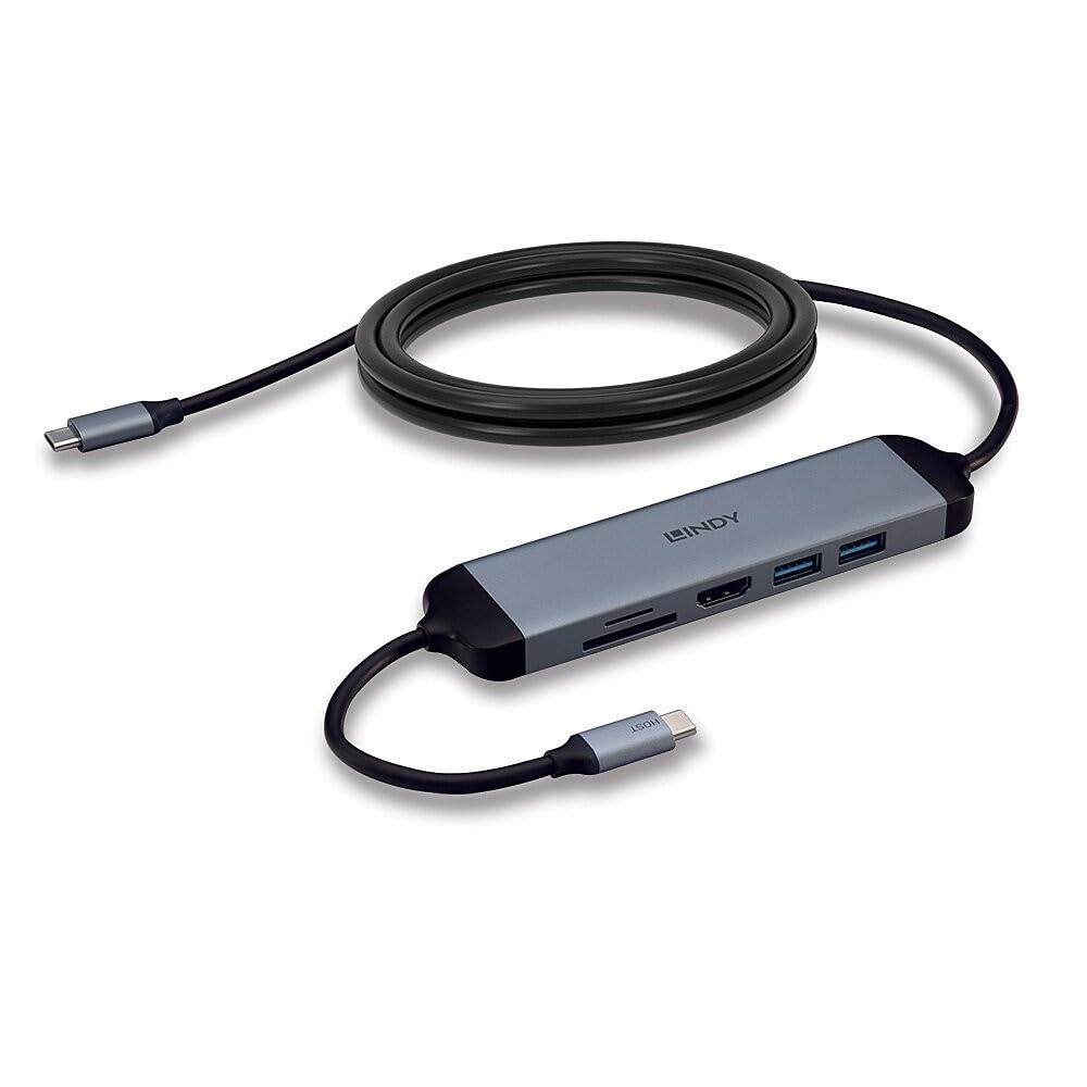lindy-dst-micro-140-micro-docking-station-usb-c-con-hdmi-4k-e-cavo-60w-1-4-m image 6
