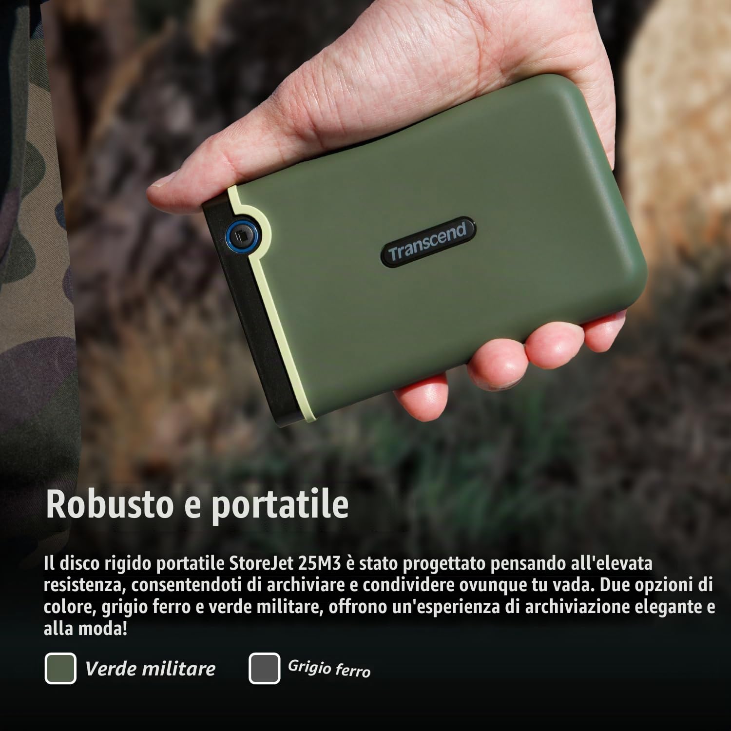 transcend-storejet-25m3g-hard-disk-esterno-2tb-usb-c-rugged-verde image 3