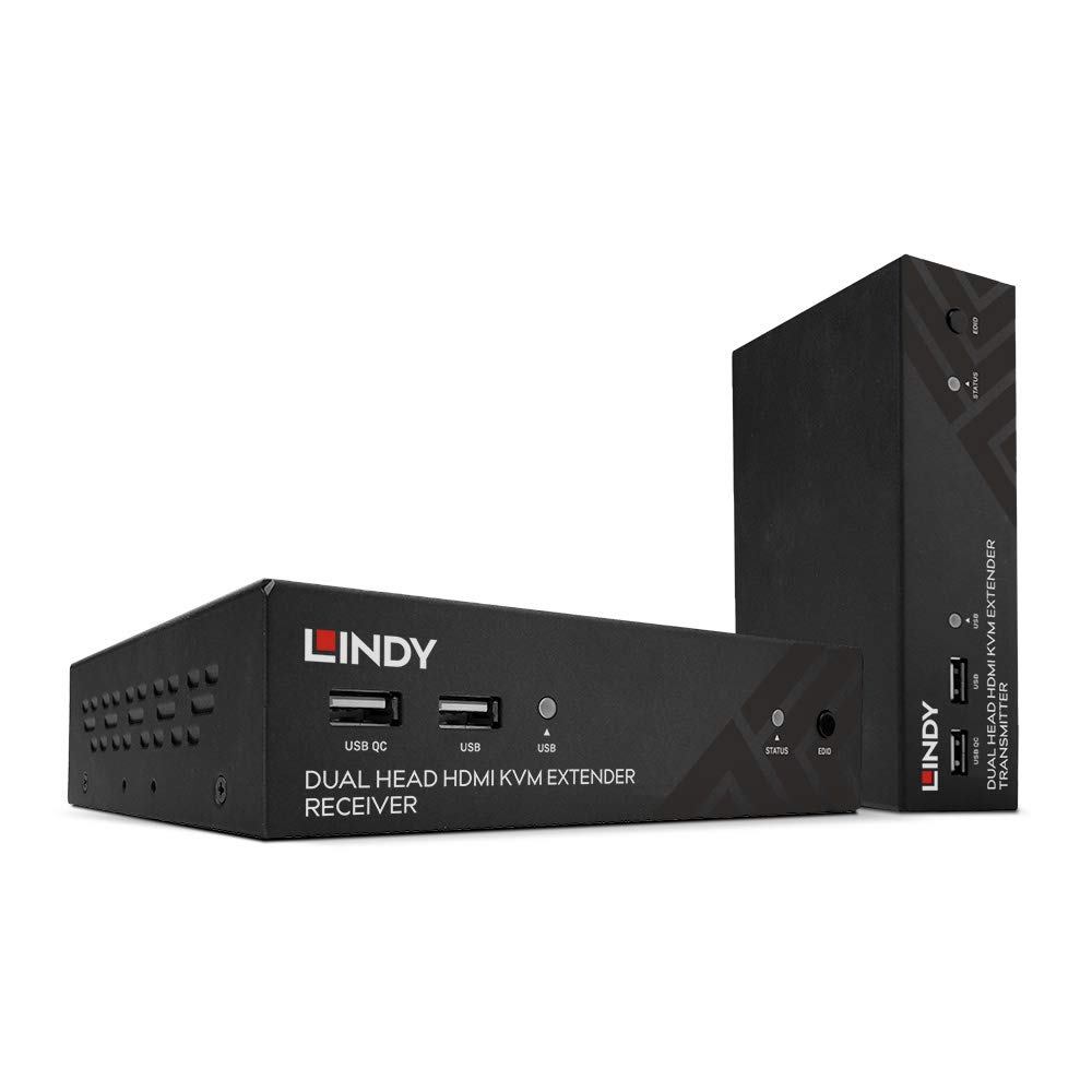 lindy-dual-head-hdmi-usb-e-rs232-extender-cat-6-100m-trasmettitore-e-ricevitore- image 1