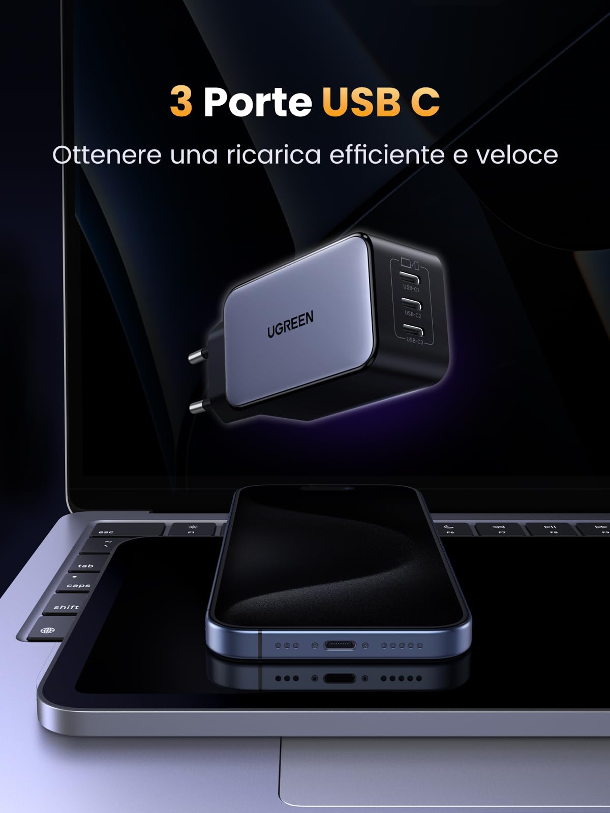 ugreen-nexode-65w-caricatore-usb-c-gan-3x-type-c image 4