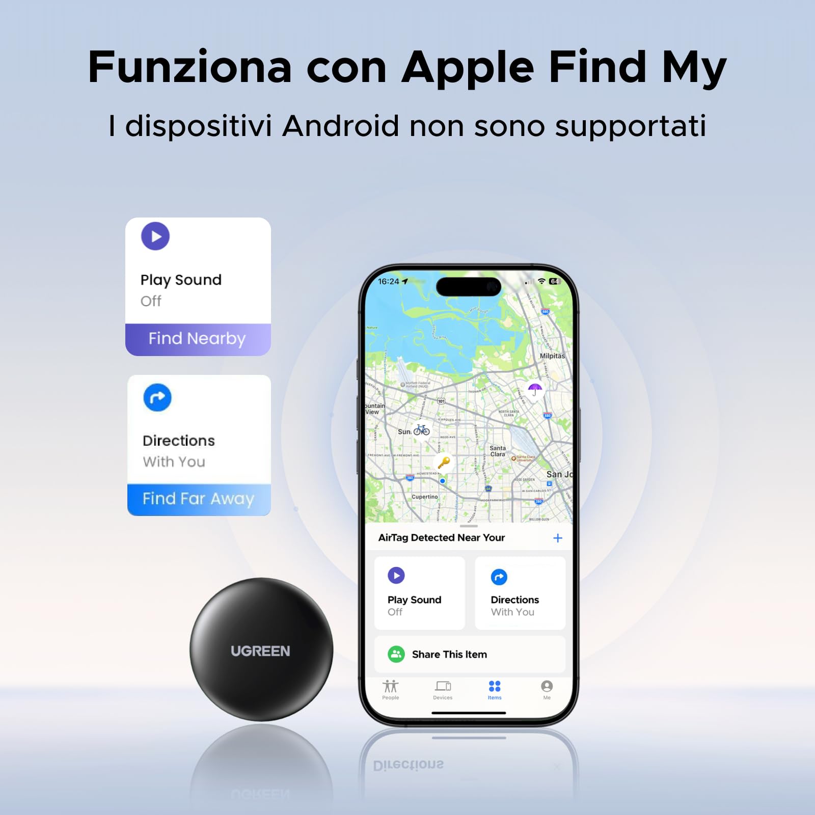ugreen-finetrack-mini-tag-bluetooth-per-ios-confezione-da-2-pezzi image 2