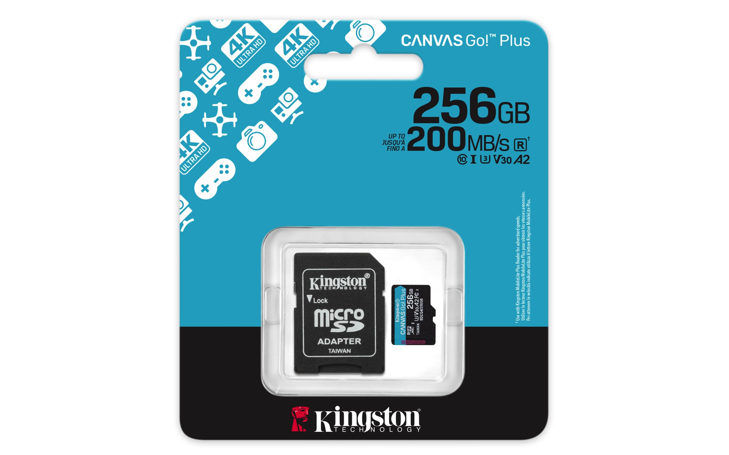 kingston-canvas-go-plus-microsdxc-256gb-gen4-u3-v30-a2-adattatore-sd image 3