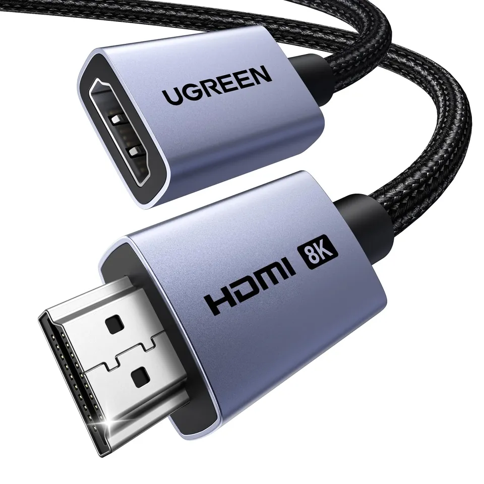 ugreen-cavo-prolunga-hdmi-2-1-maschio-femmina-8k-60hz-4k-240hz-48gbps-1m image 1