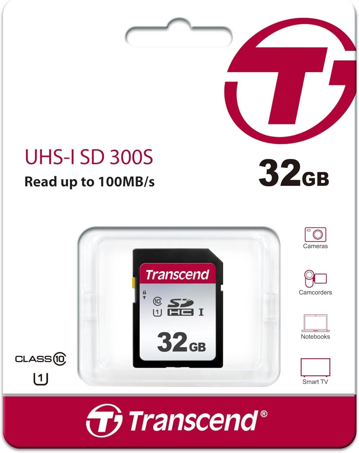transcend-300s-scheda-sdhc-32gb-uhs-i-100mb-s-3d-nand image 2