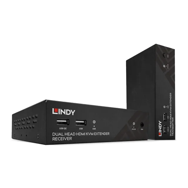lindy-dual-head-hdmi-usb-e-rs232-extender-cat-6-100m-trasmettitore-e-ricevitore- image 1