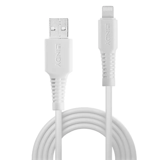 lindy-31325-cavo-usb-a-lightning-0-5-m-bianco image 1