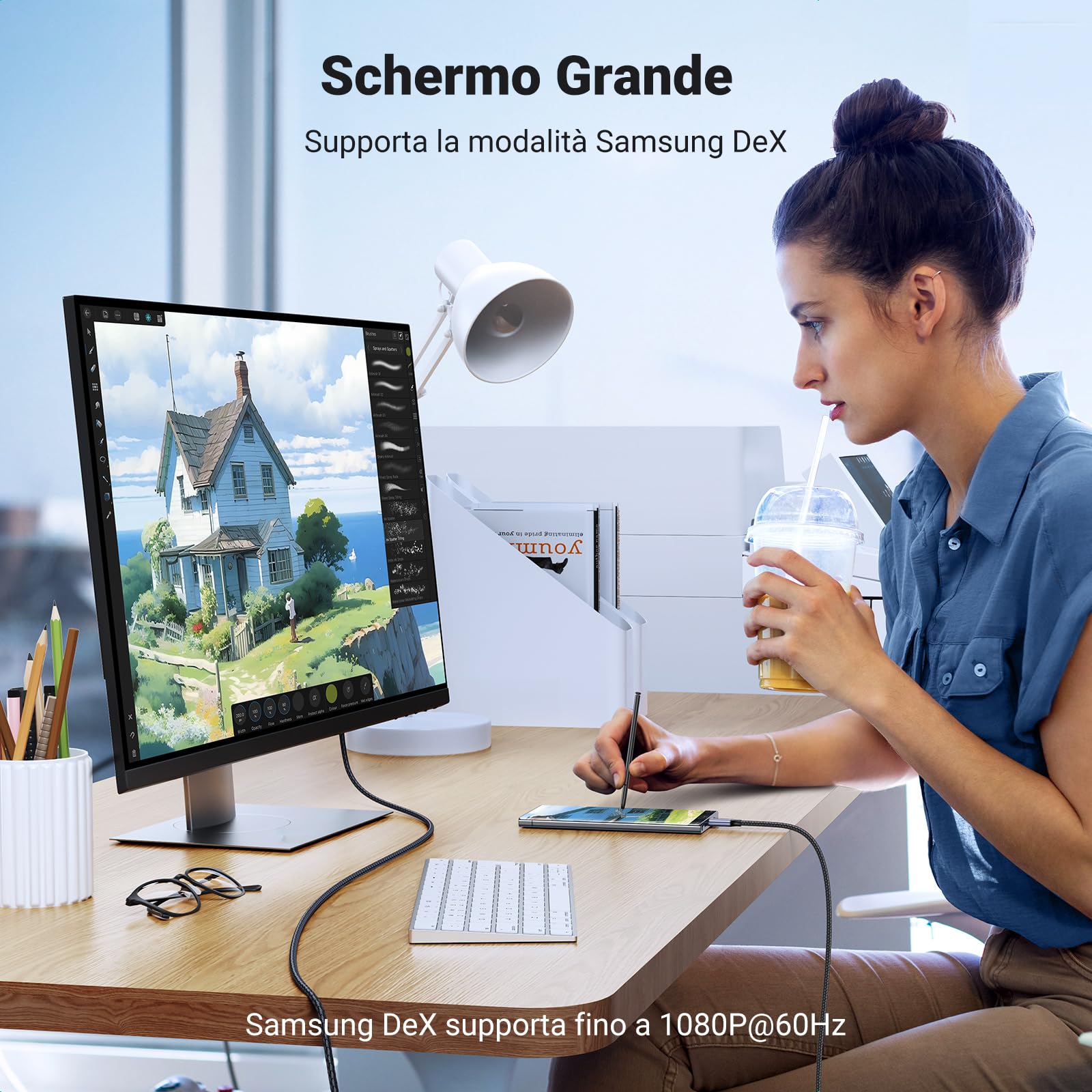 ugreen-cavo-usb-c-a-hdmi-8k-60hz-2m-hdmi-2-1 image 7