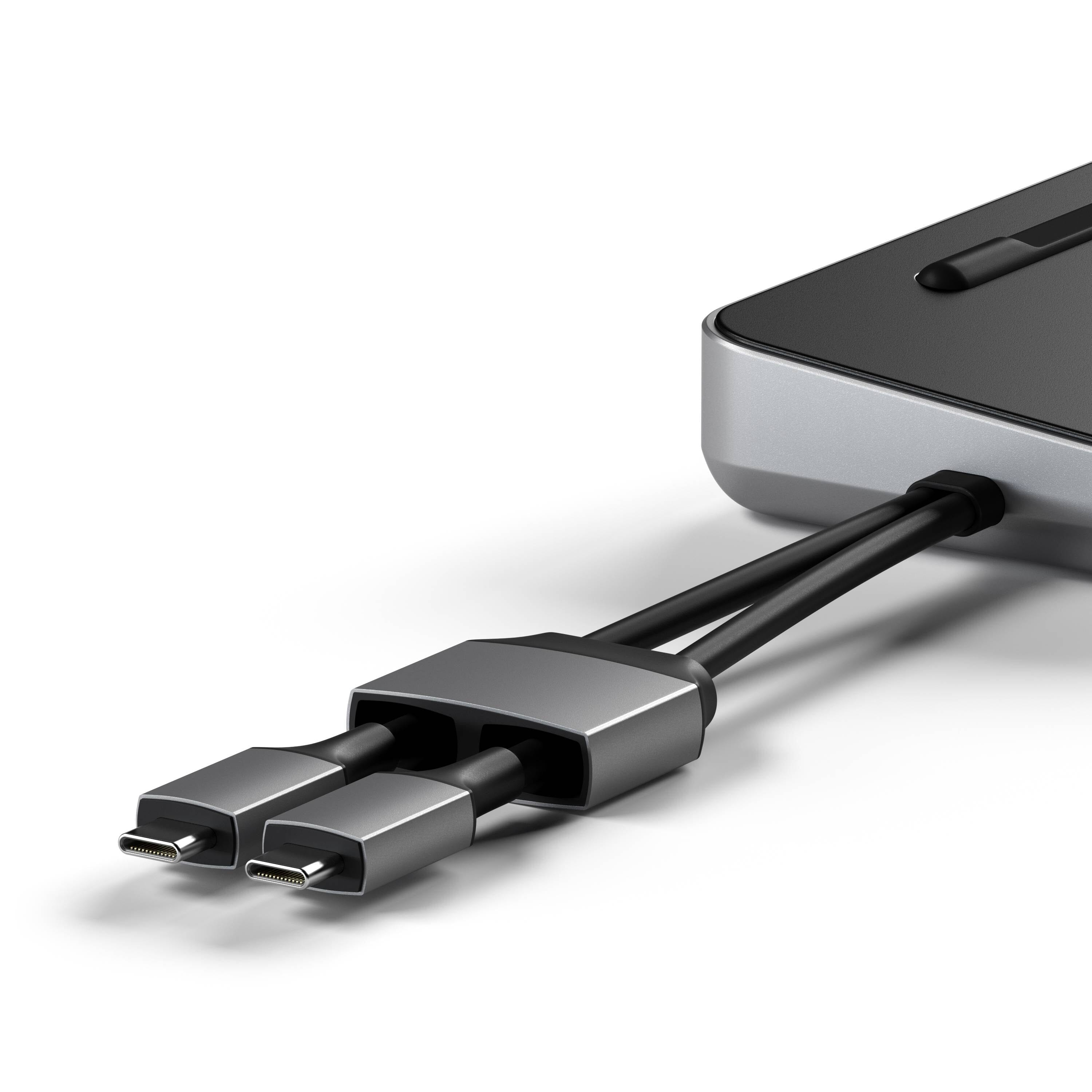 satechi-dual-dock-stand-docking-station-con-enclosure-ssd-nvme image 4