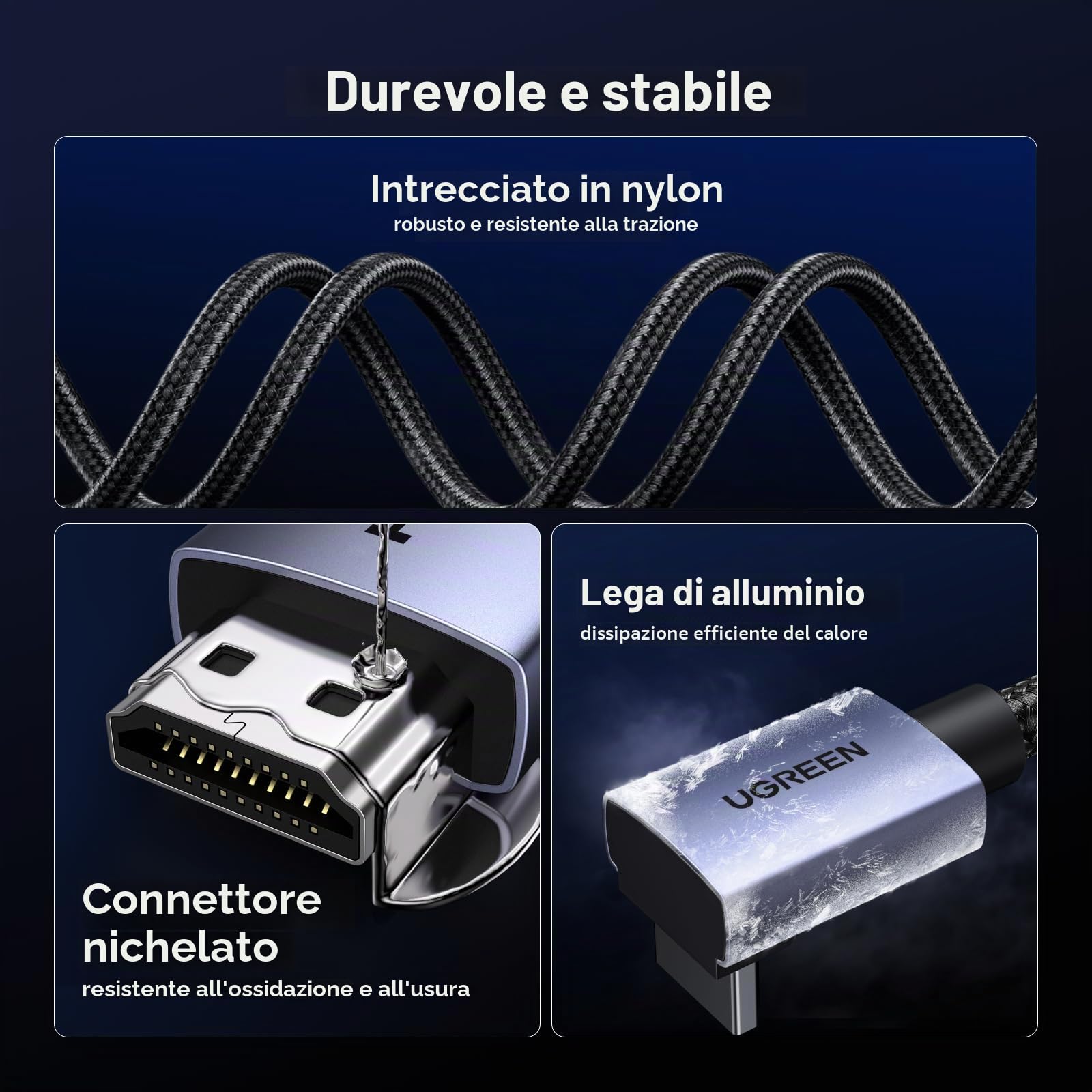 ugreen-cavo-hdmi-2-1-curvo-90-8k-60hz-48gbps-2m image 8