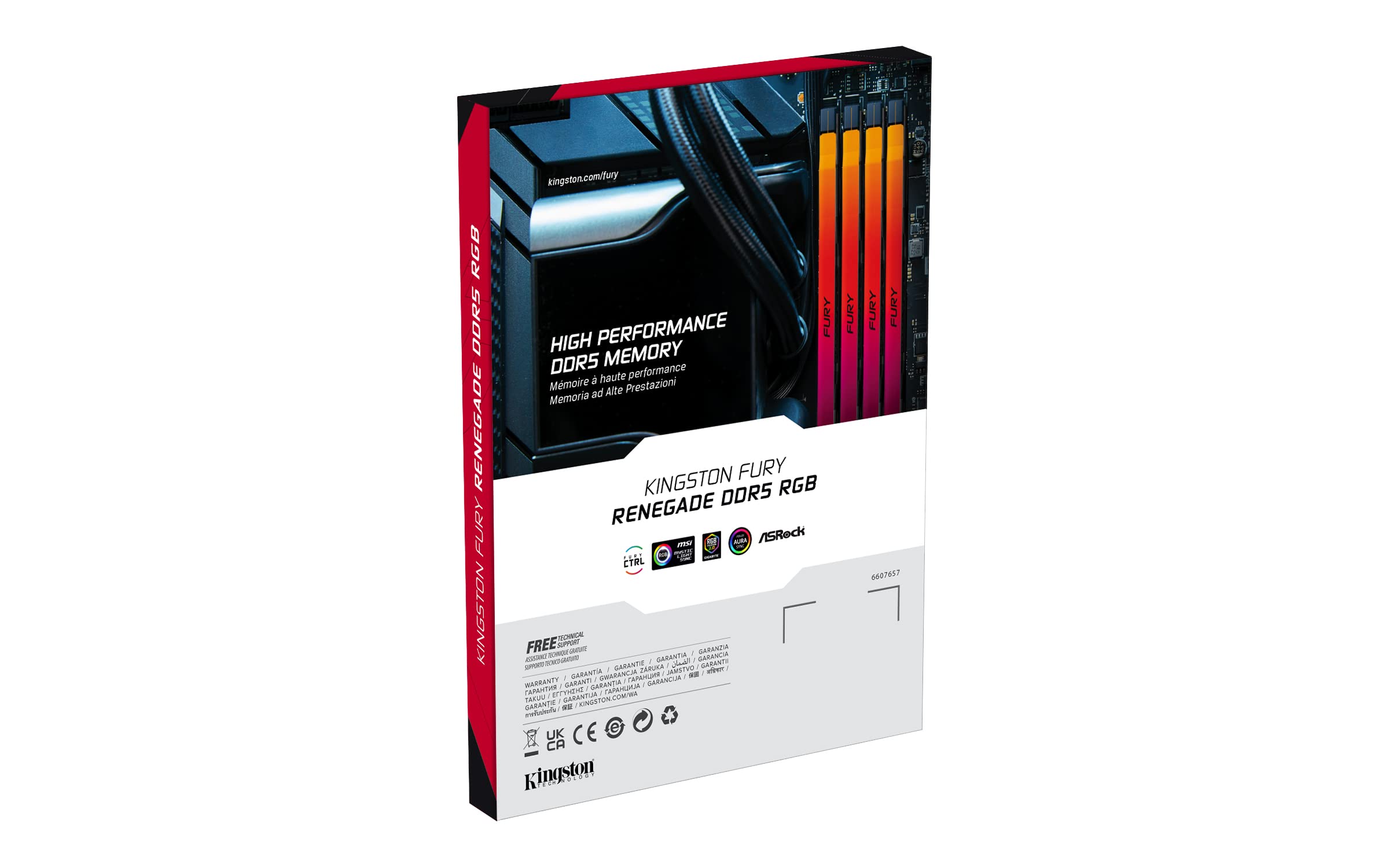 kingston-fury-renegade-ddr5-rgb-kit-48gb-2x24gb-7200mt-s-cl38-argento-nero-xmp image 6