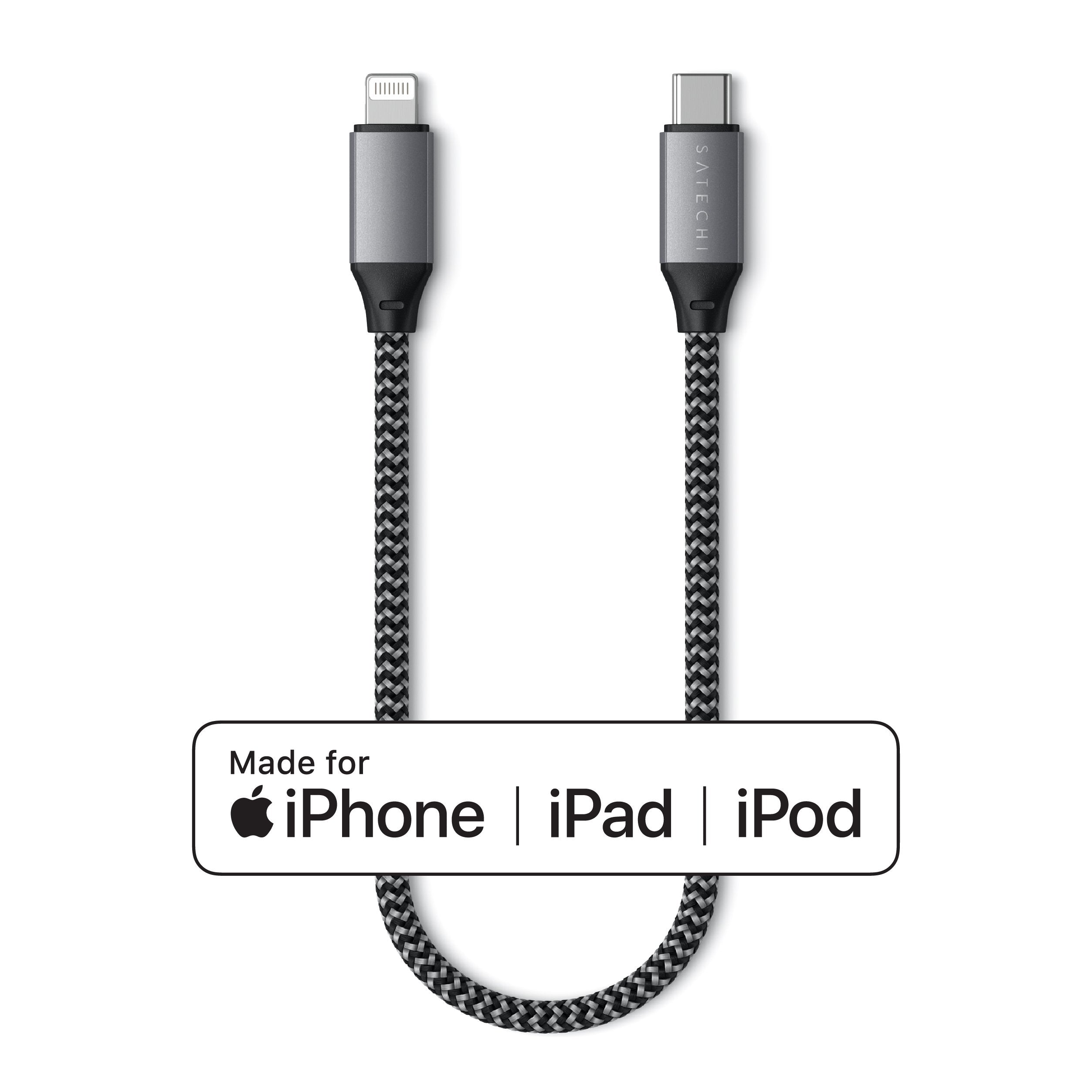 satechi-cavo-usb-c-to-lightning-25-cm-mfi image 1