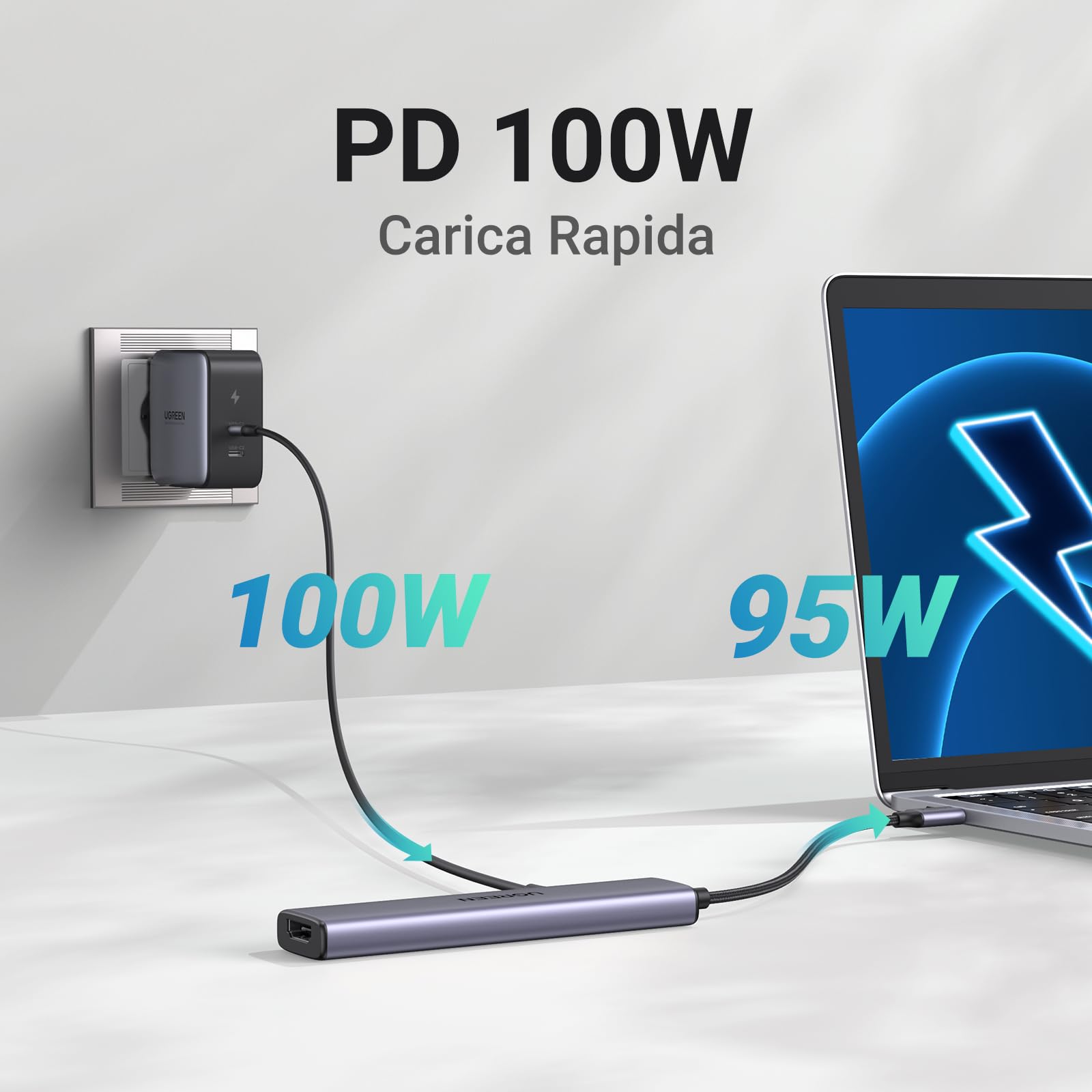ugreen-revodok-105-hub-usb-c-5-in-1-hdmi-4k-30hz-pd-100w-5gbps image 4