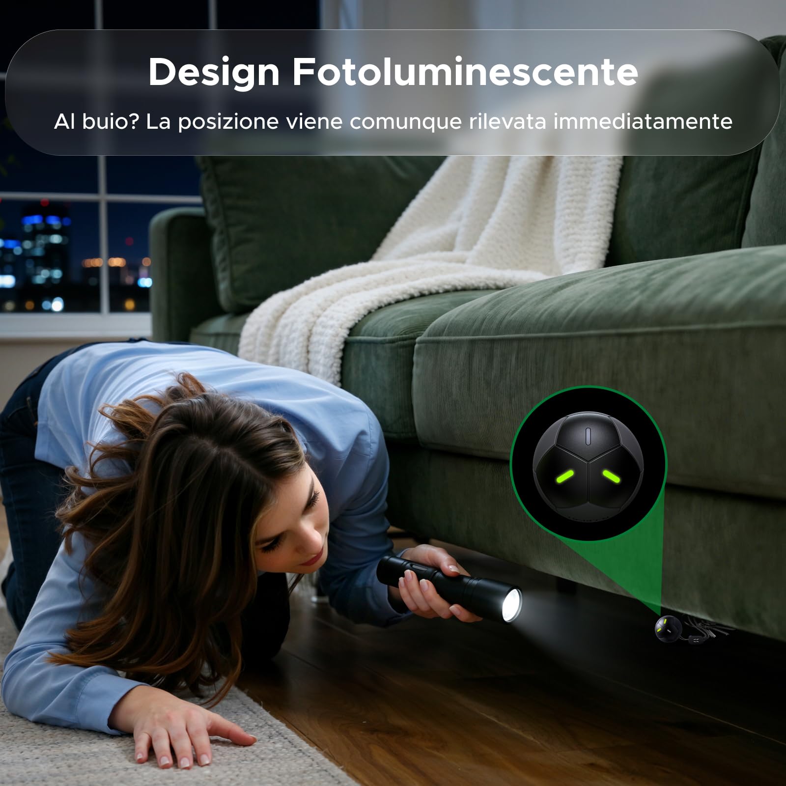 ugreen-finetrack-2-smart-finder-design-calcio-supporto-ios-nero image 5