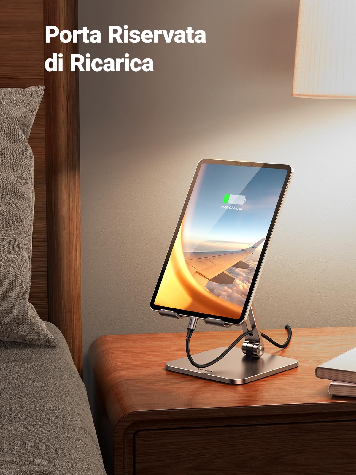 ugreen-supporto-tablet-pieghevole-alluminio-4-12-9-grigio image 4