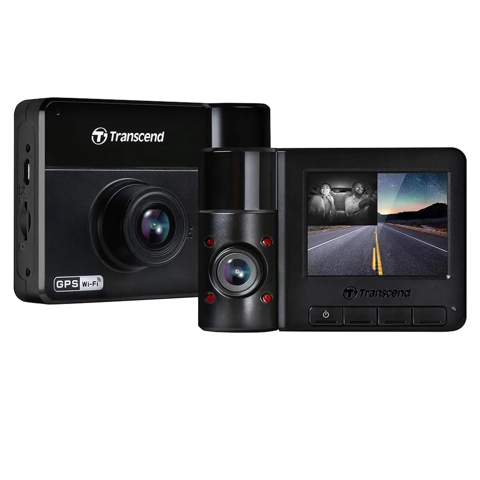 transcend-drivepro-550-dash-cam-dual-1080p-con-microsdxc-mlc-64gb-inclusa image 1
