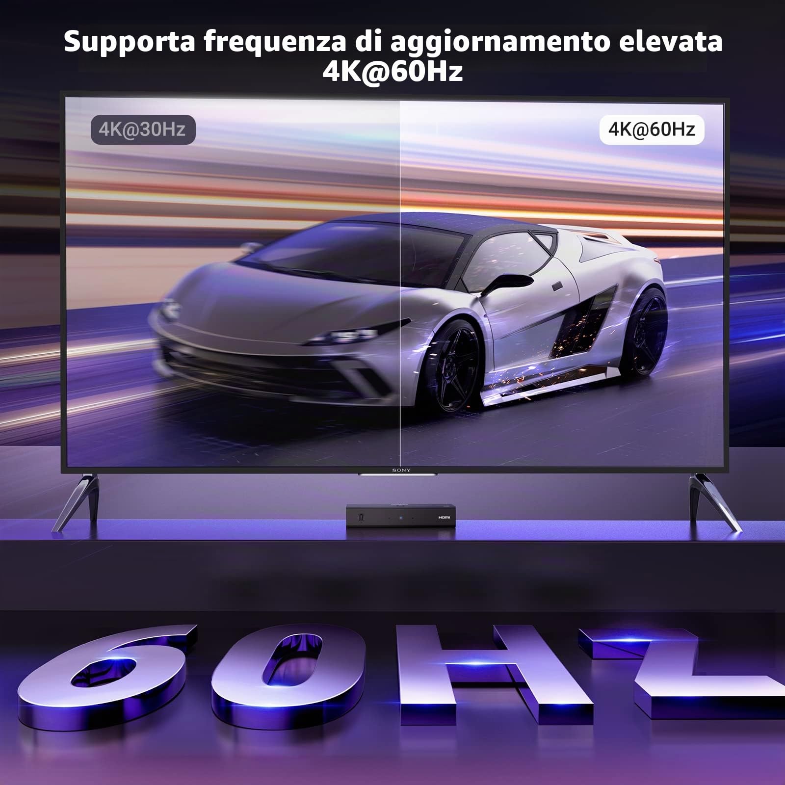 ugreen-switch-hdmi-3-ingressi-1-uscita-4k-60hz-con-telecomando-ir image 3