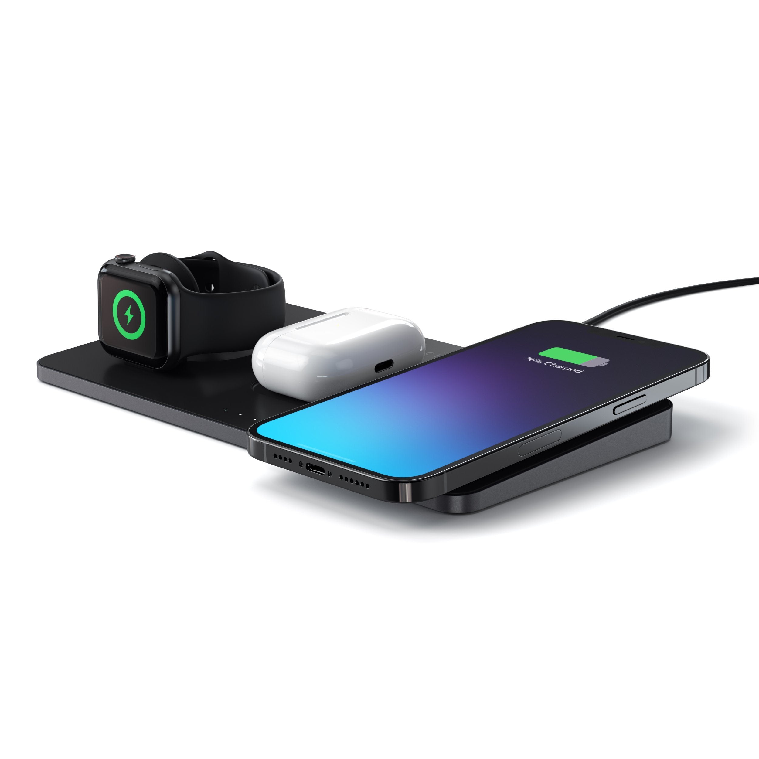 satechi-trio-wireless-charger-with-magnetic-pad-base-ricarica-3-in-1 image 6