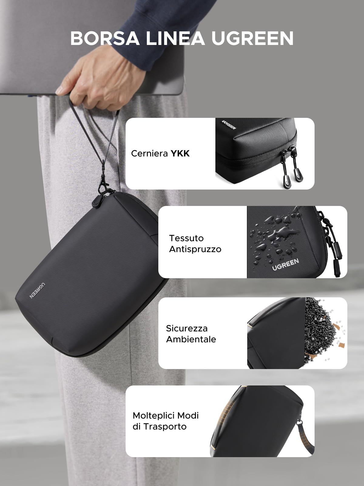 ugreen-borsa-organizer-cavi-elettronici-da-viaggio-27x17x8cm-impermeabile image 6