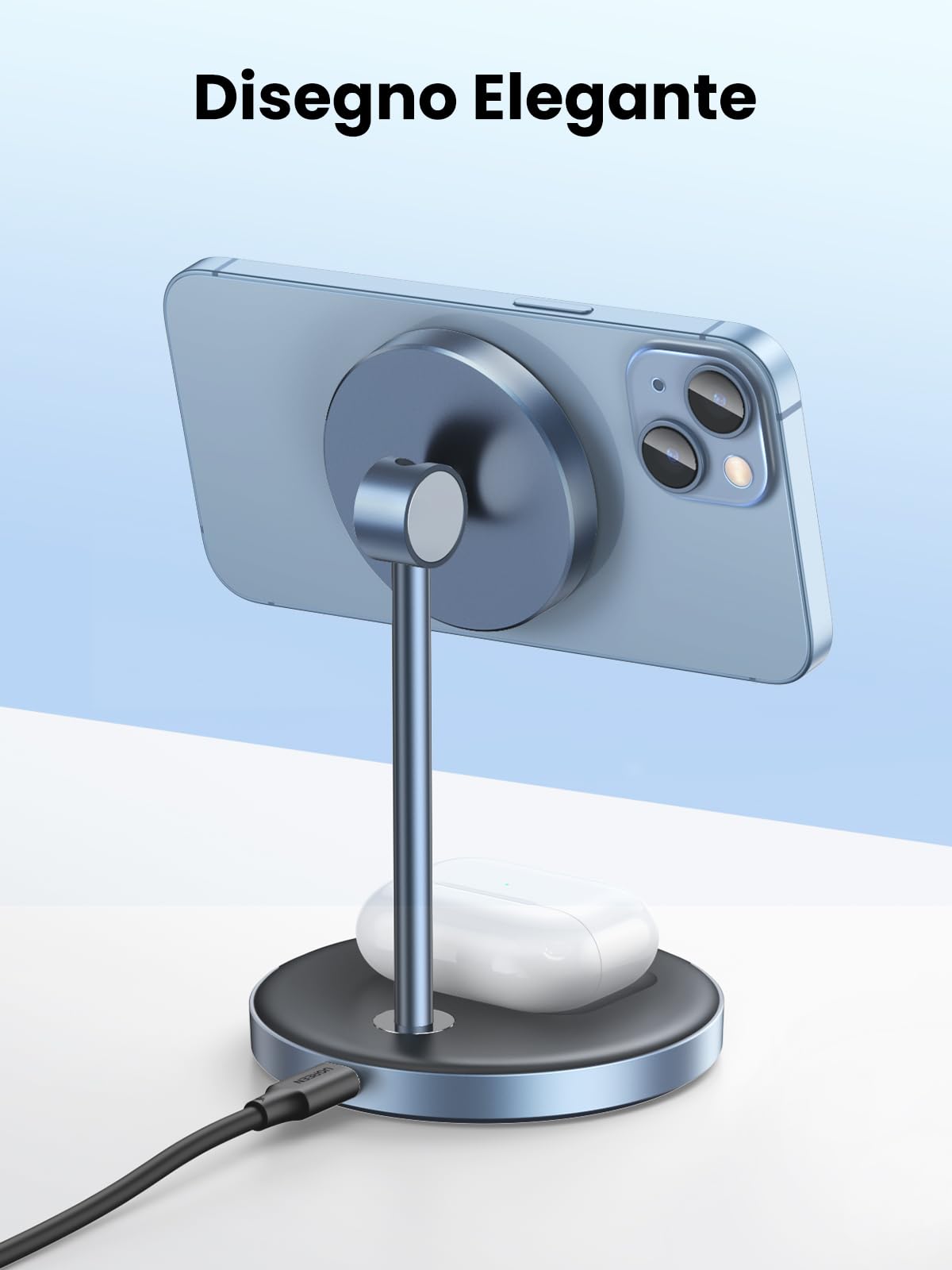 ugreen-zapix-stazione-di-ricarica-wireless-magsafe-2-in-1-per-iphone-e-airpods image 8