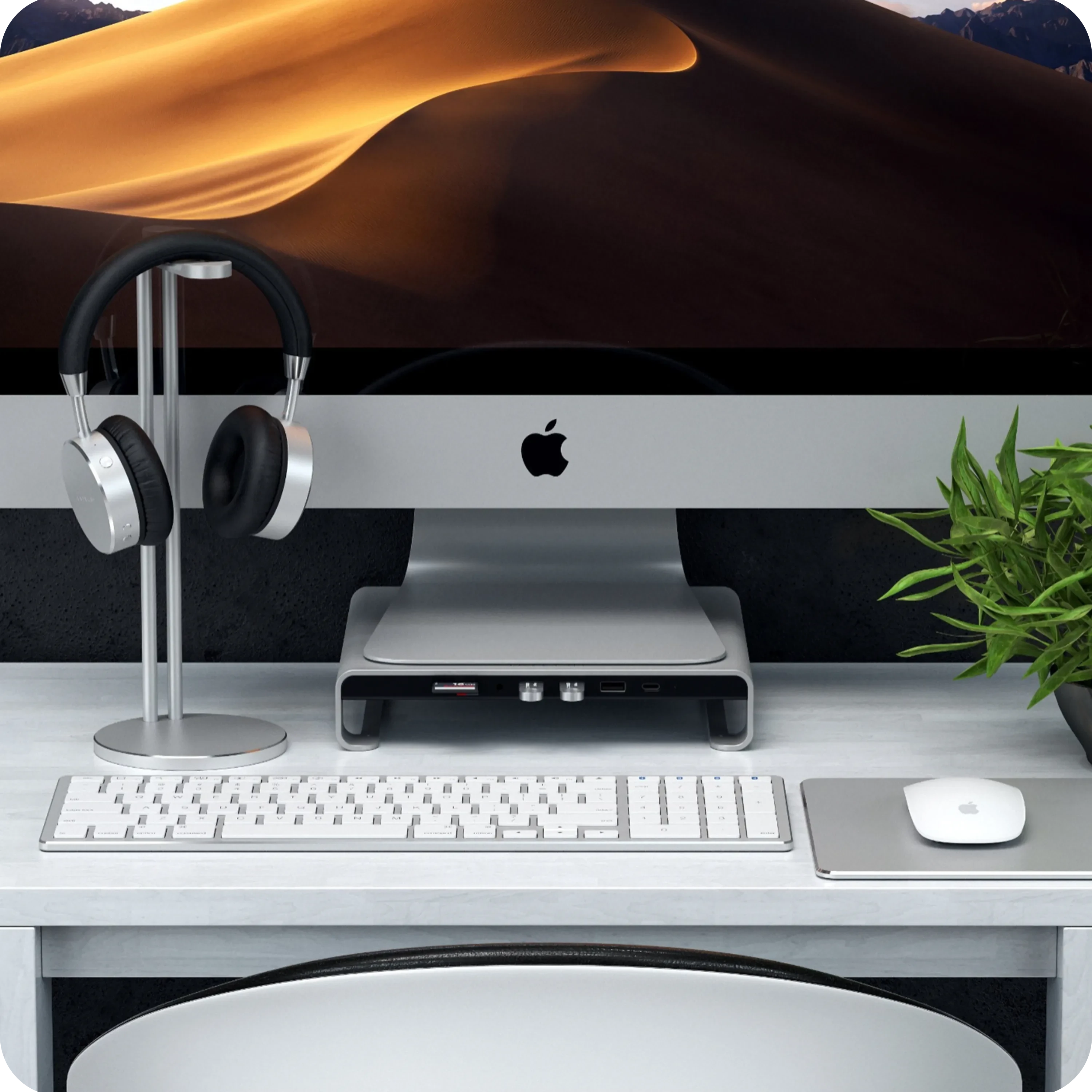 satechi-type-c-aluminum-monitor-stand-hub-per-imac image 6