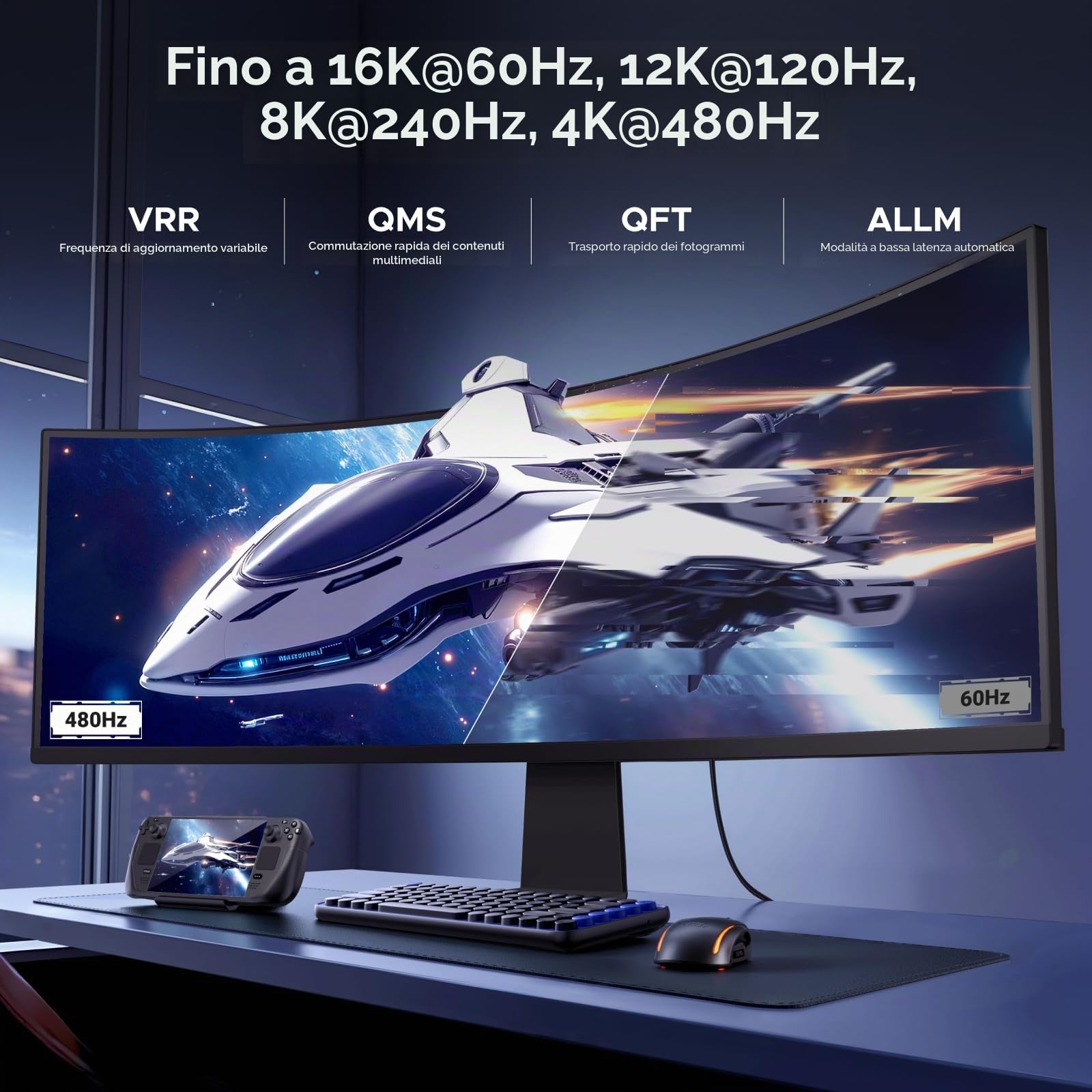 ugreen-cavo-hdmi-2-2-16k-60hz-96gbps-2m-ultra-alta-velocit image 3