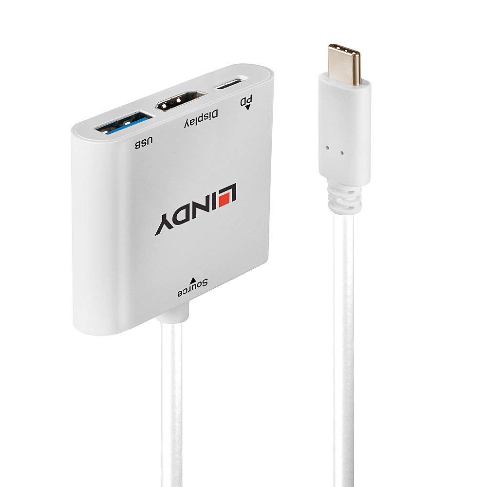 lindy-convertitore-usb-c-a-hdmi-4k30-con-usb-a-e-power-delivery-60w image 1