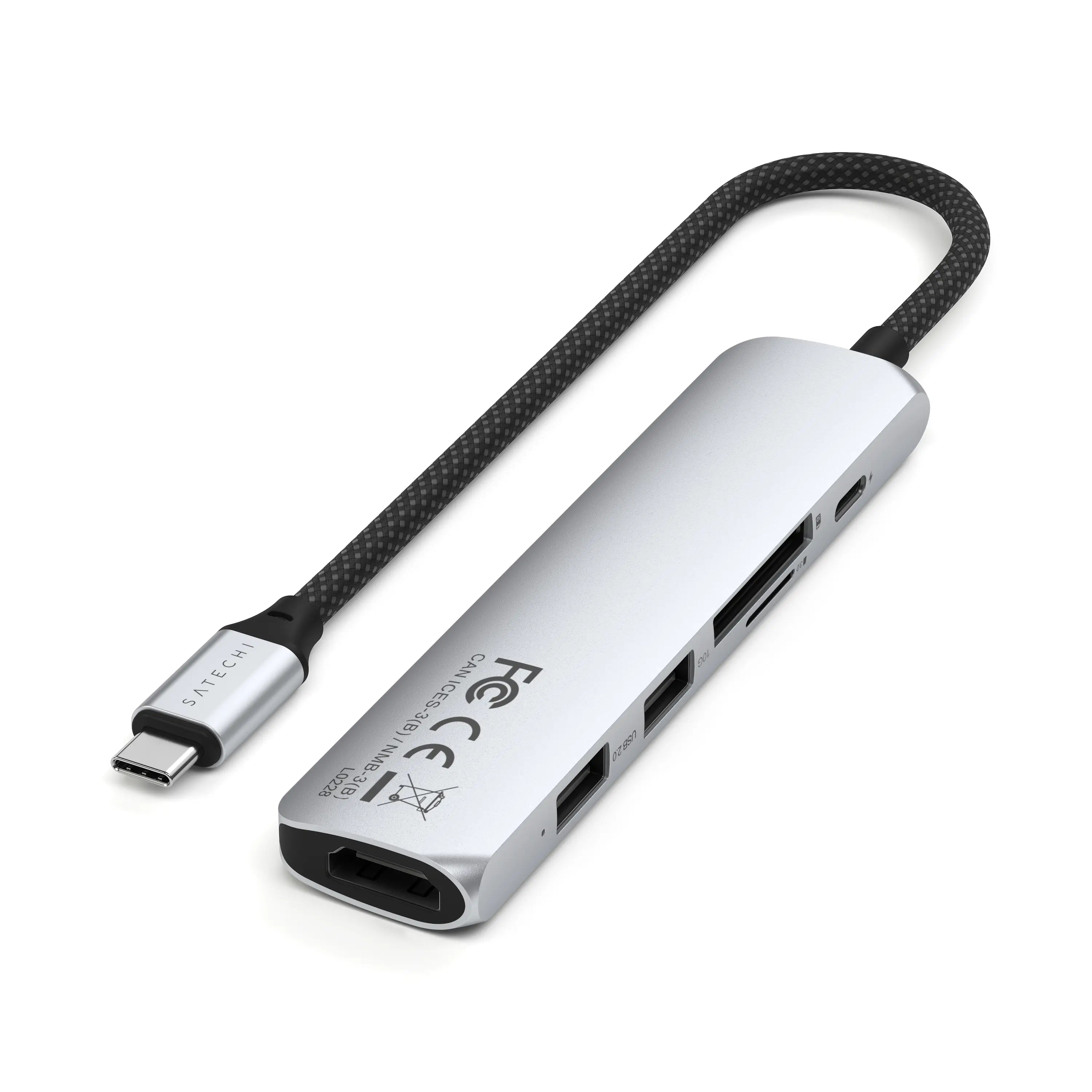 satechi-6-in-1-adattatore-multiporta-usb-c-slim-con-hdmi-4k-60hz image 8