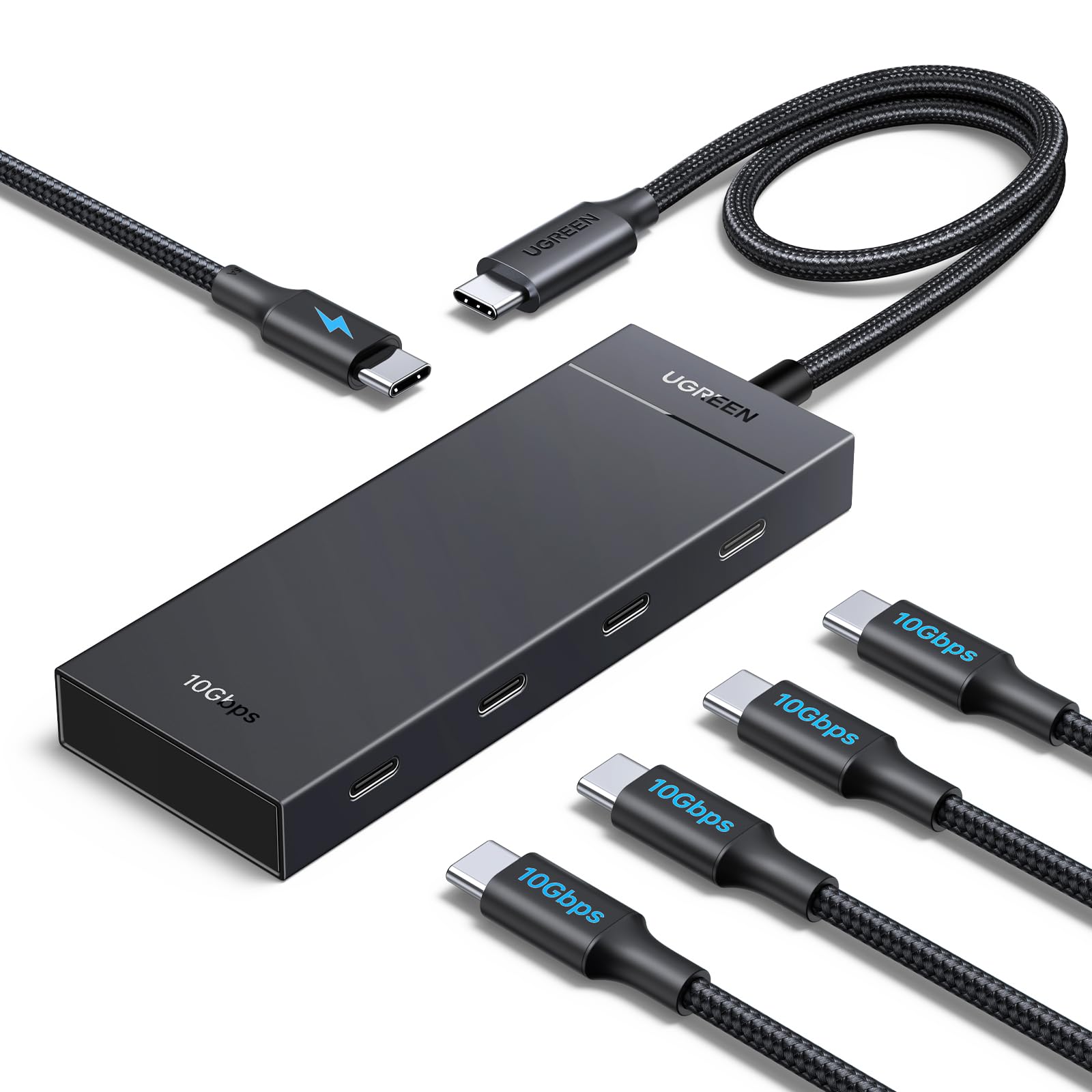ugreen-hub-usb-c-5-in-1-10gbps-con-ricarica-pd-100w image 1