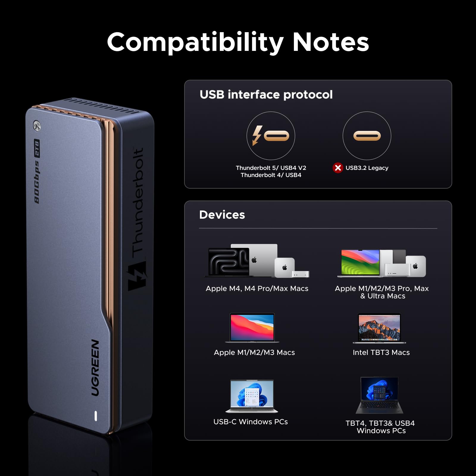 ugreen-neodrive-creator-ssd-portatile-2tb-thunderbolt-5-6600mb-s image 8