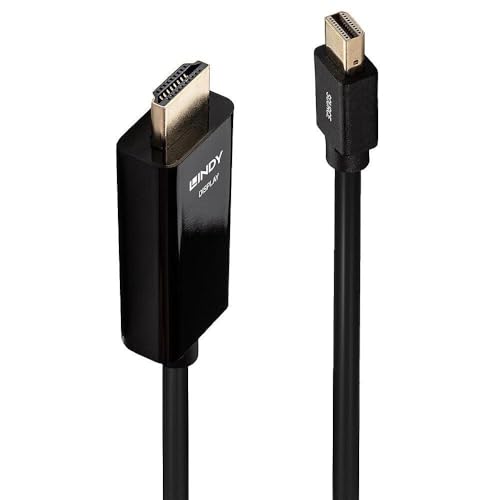lindy-cavo-mini-displayport-a-hdmi-4k30-2-m-black-line image 7