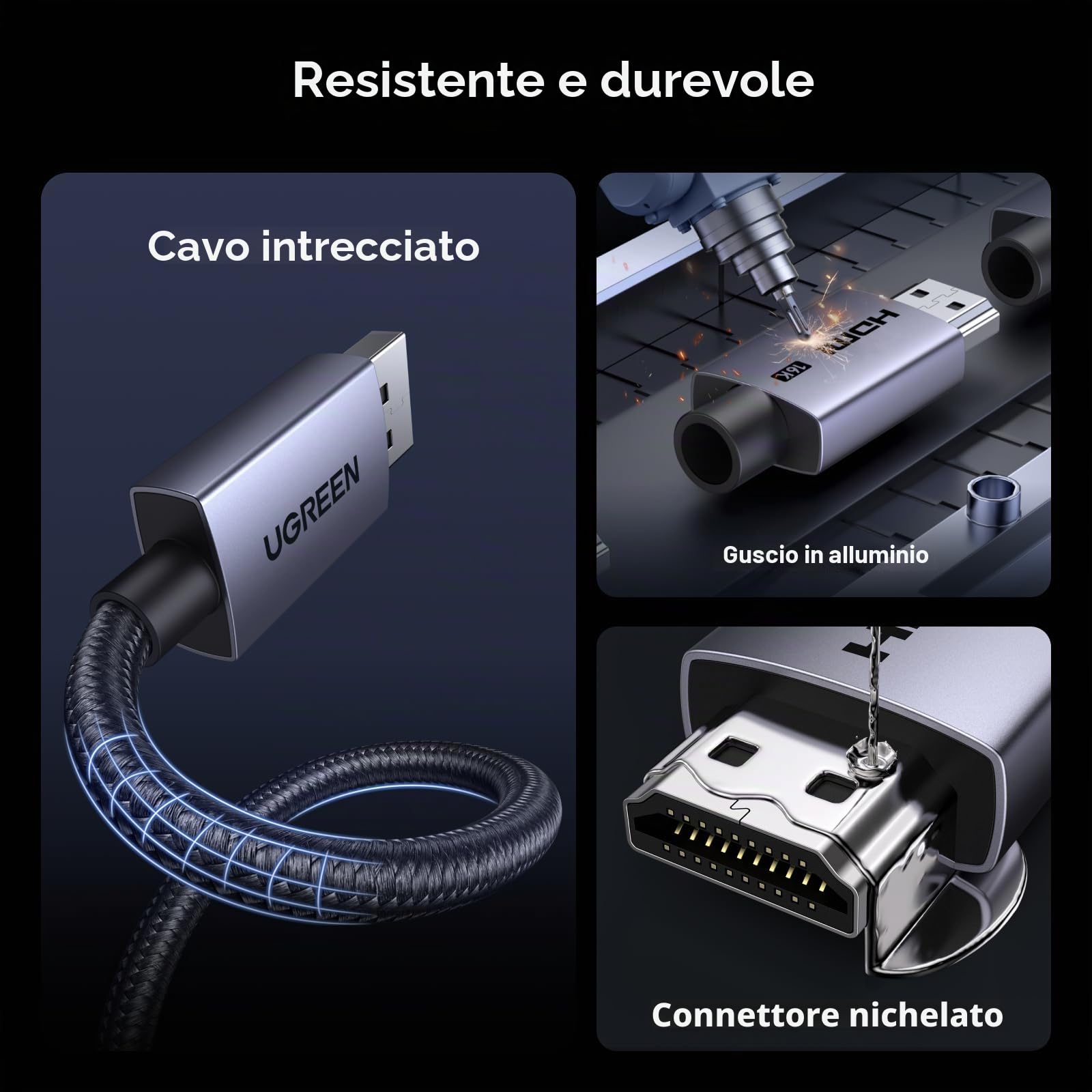 ugreen-cavo-hdmi-2-2-16k-60hz-96gbps-2m-ultra-alta-velocit image 7