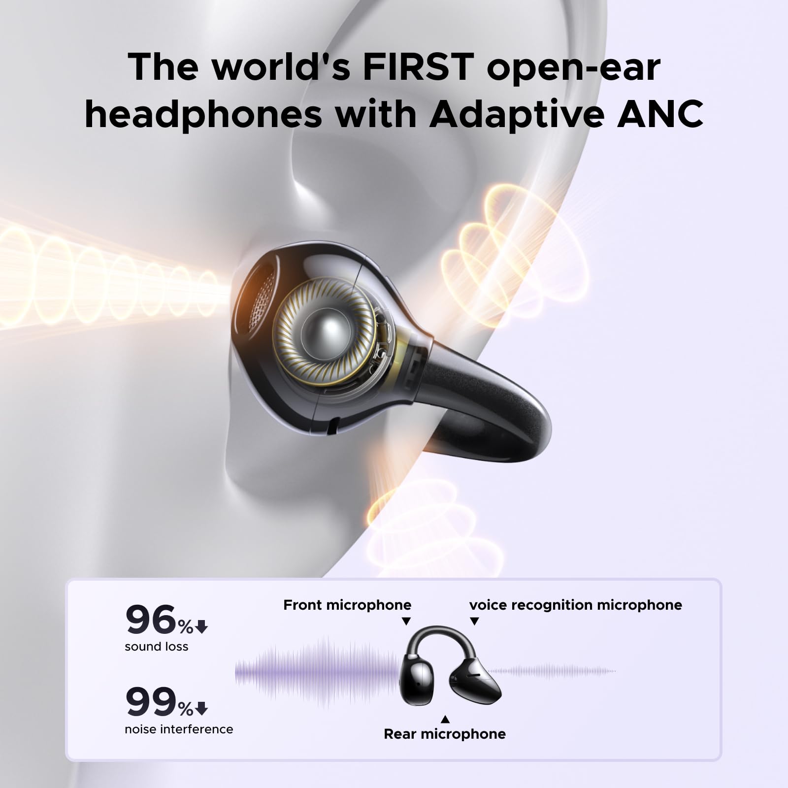 ugreen-clipbuds-pro-auricolari-bluetooth-sport-con-anc-adattiva-ibrida-e-bluetoo image 2