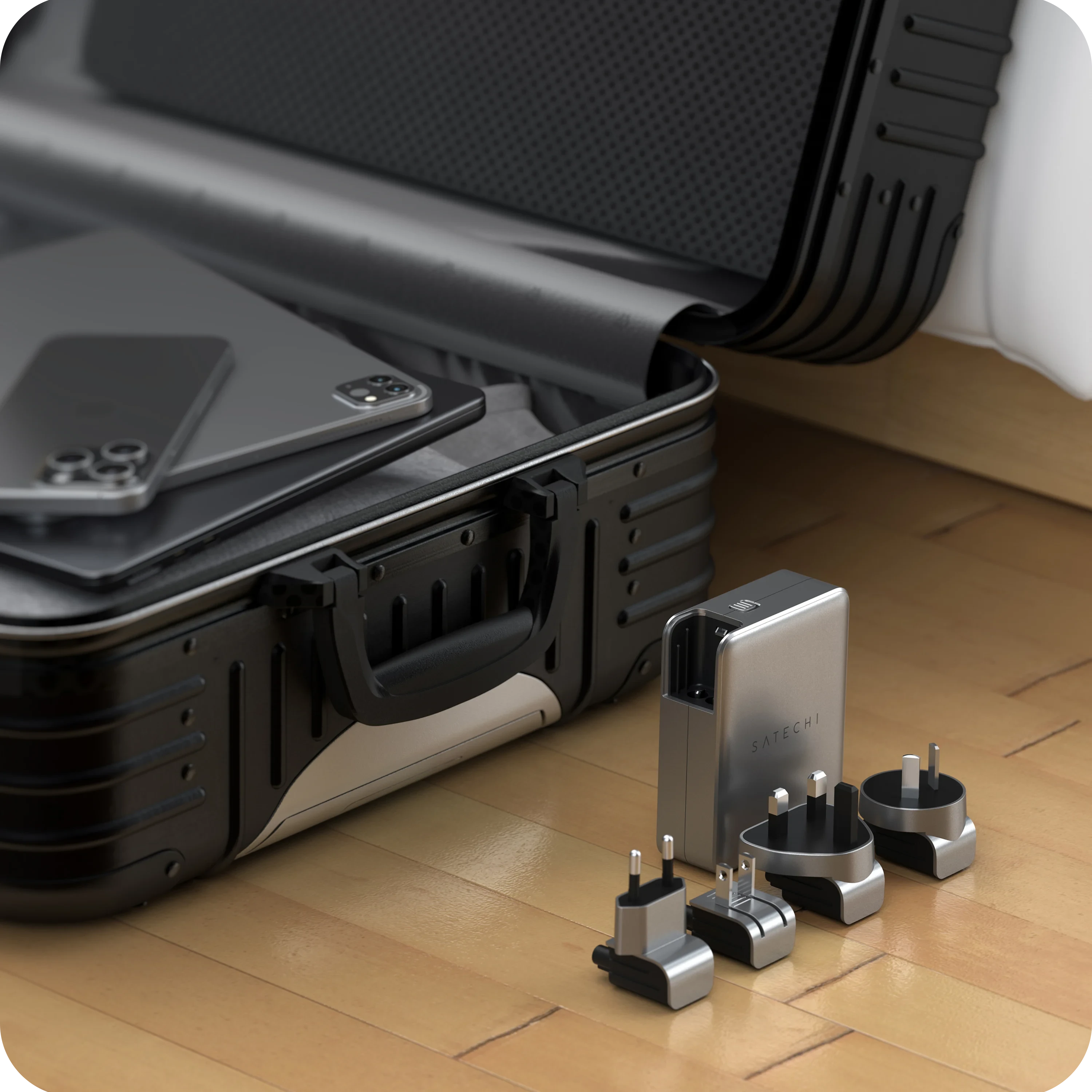 satechi-145w-usb-c-4-port-gan-travel-charger-caricatore-da-viaggio image 6