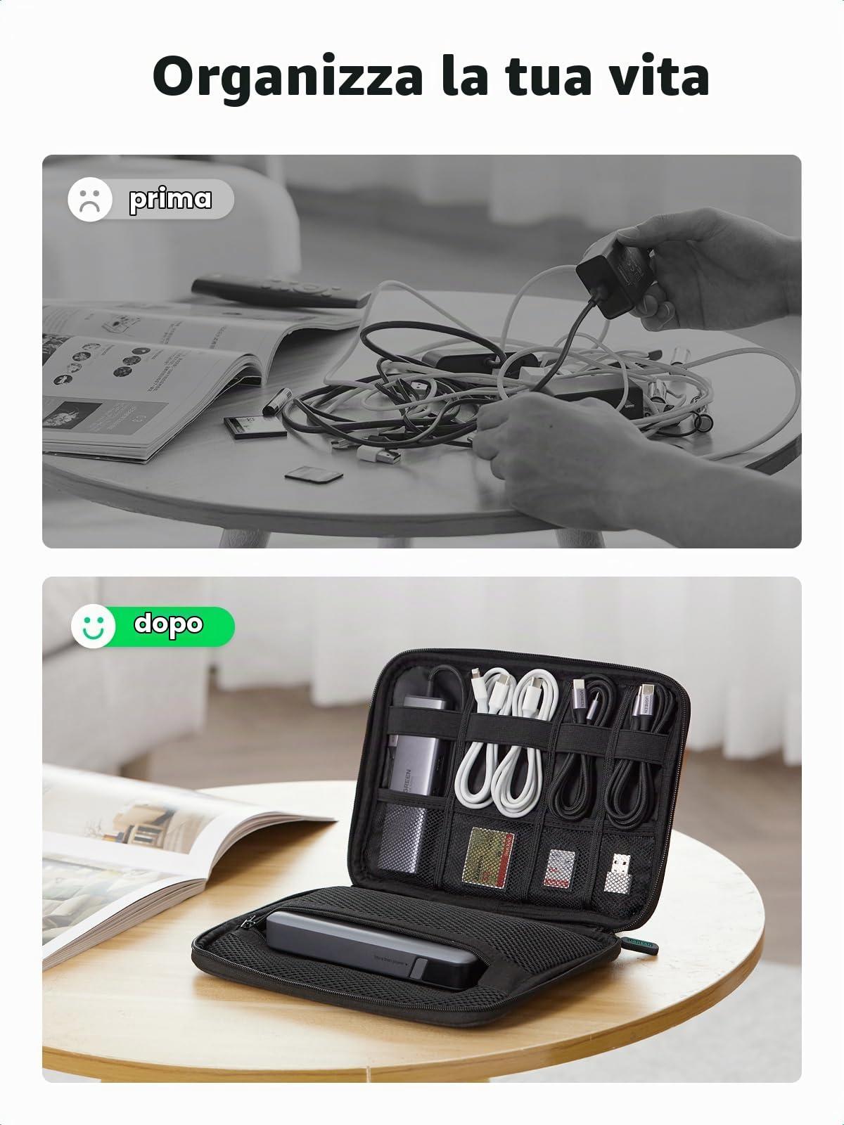 ugreen-organizer-cavi-singolo-strato-borsa-viaggio-24-5x17-5x5-cm-per-ipad-mini- image 2