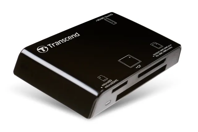 transcend-ts-rdp8k-lettore-di-schede-multifunzione-usb-2-0-sd-microsd-compactfla image 1