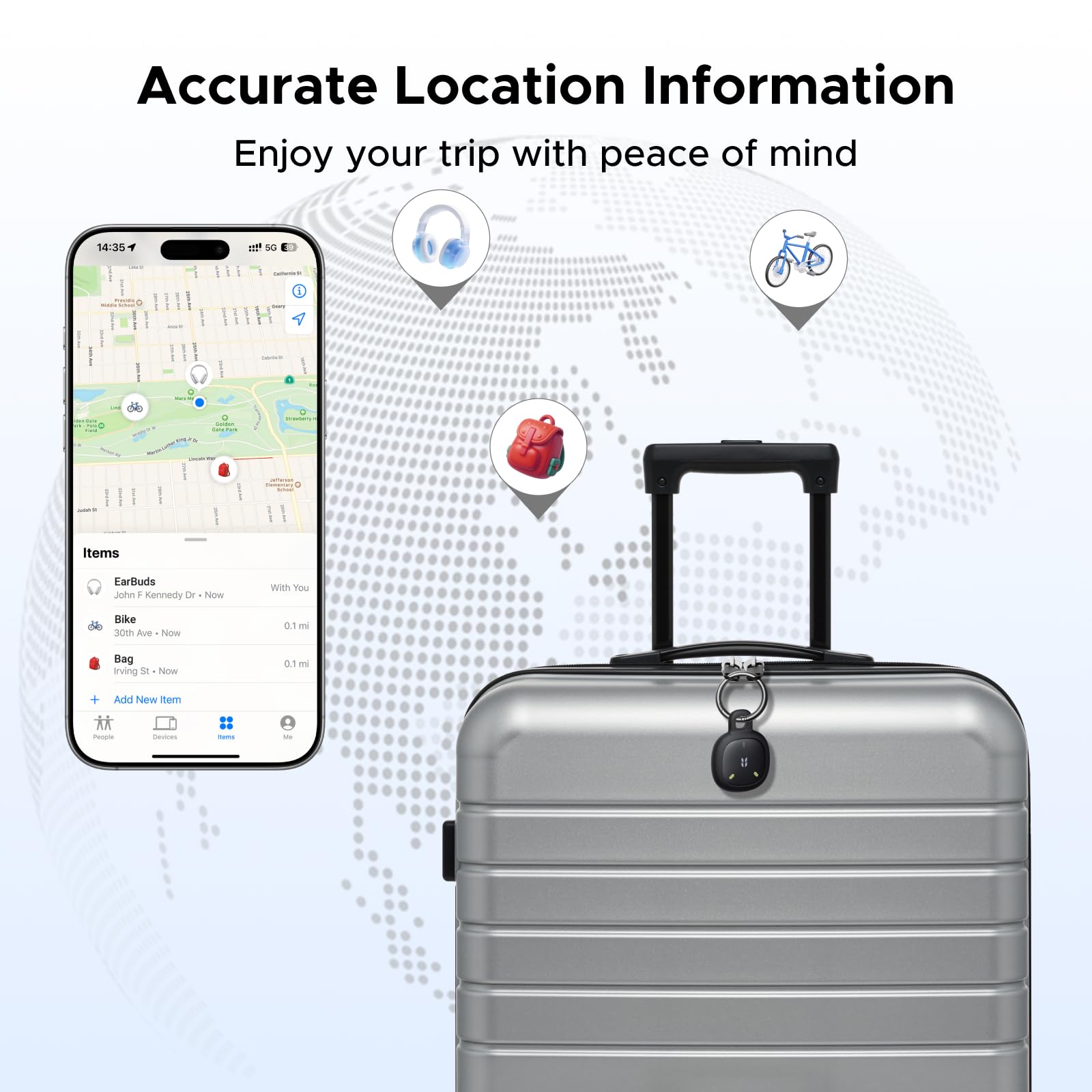 ugreen-finetrack-mini-2-smart-finder-4-pezzi-supporto-ios-nero image 8