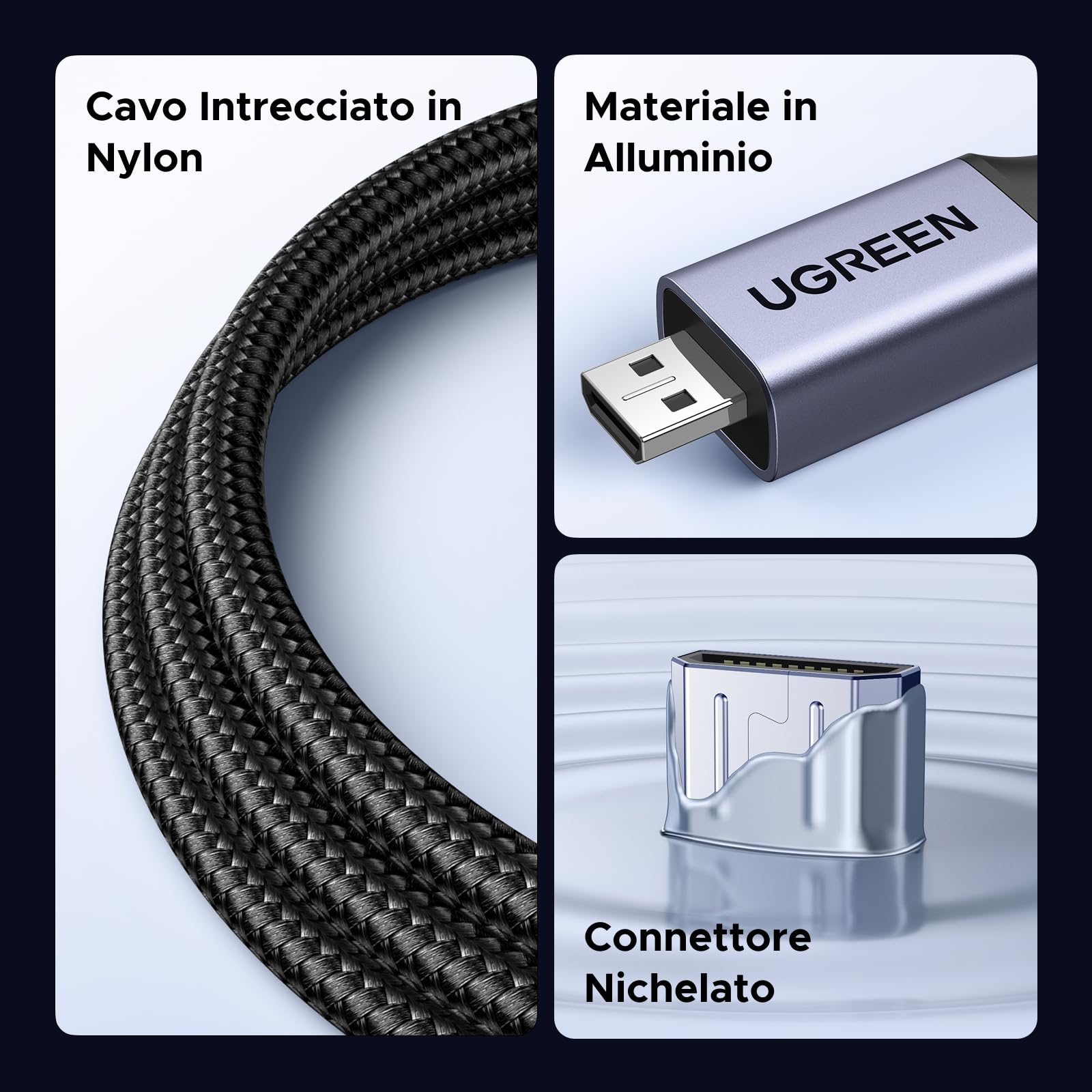 ugreen-adattatore-micro-hdmi-a-hdmi-2-1-8k-60hz-25cm-bidirezionale image 4