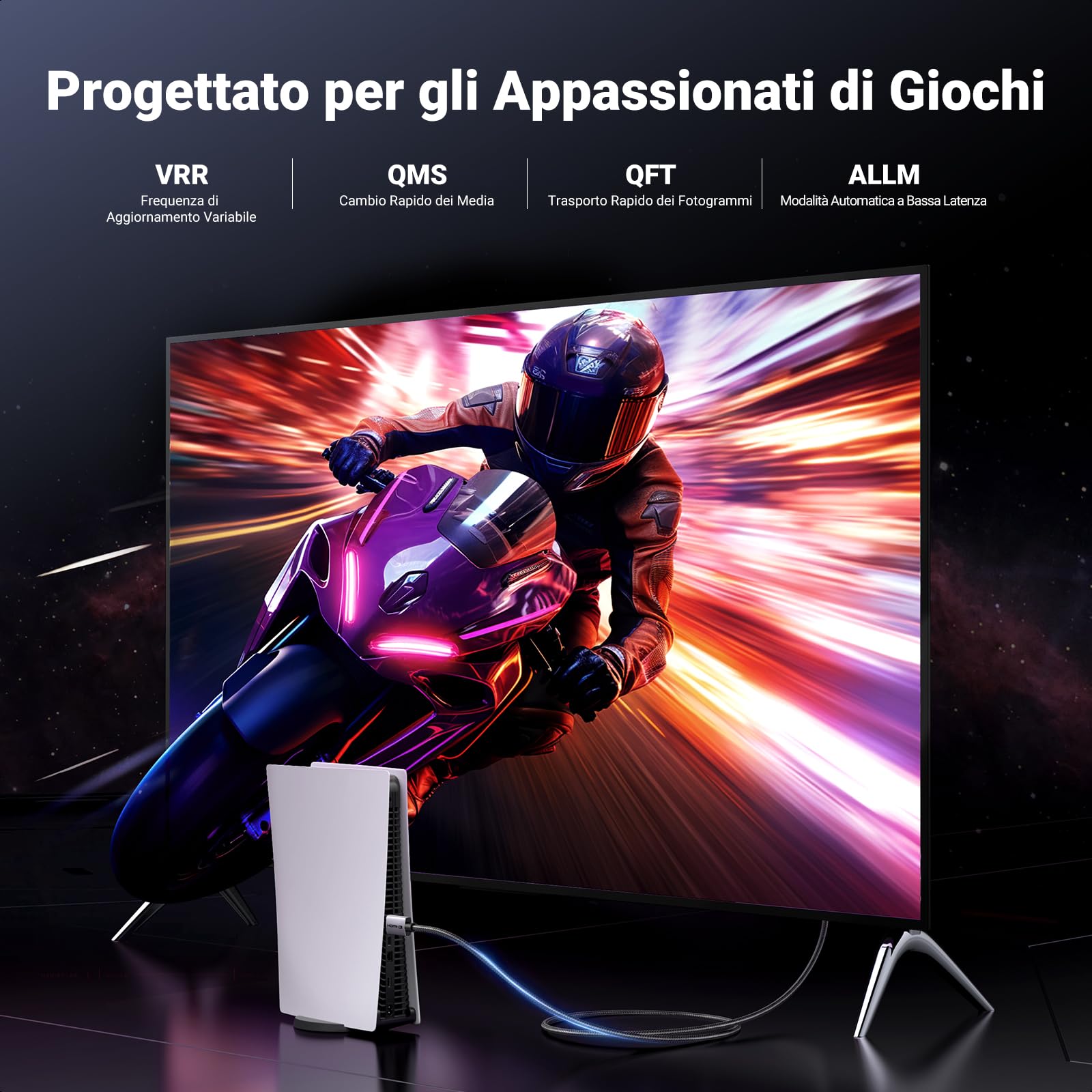 ugreen-cavo-hdmi-2-1-certificato-8k-60hz-4k-240hz-48gbps-2m image 4