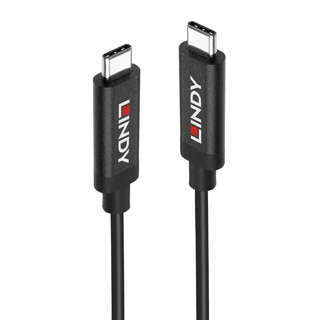 lindy-cavo-attivo-usb-3-1-gen-2-tipo-c-a-tipo-c-black-line image 1