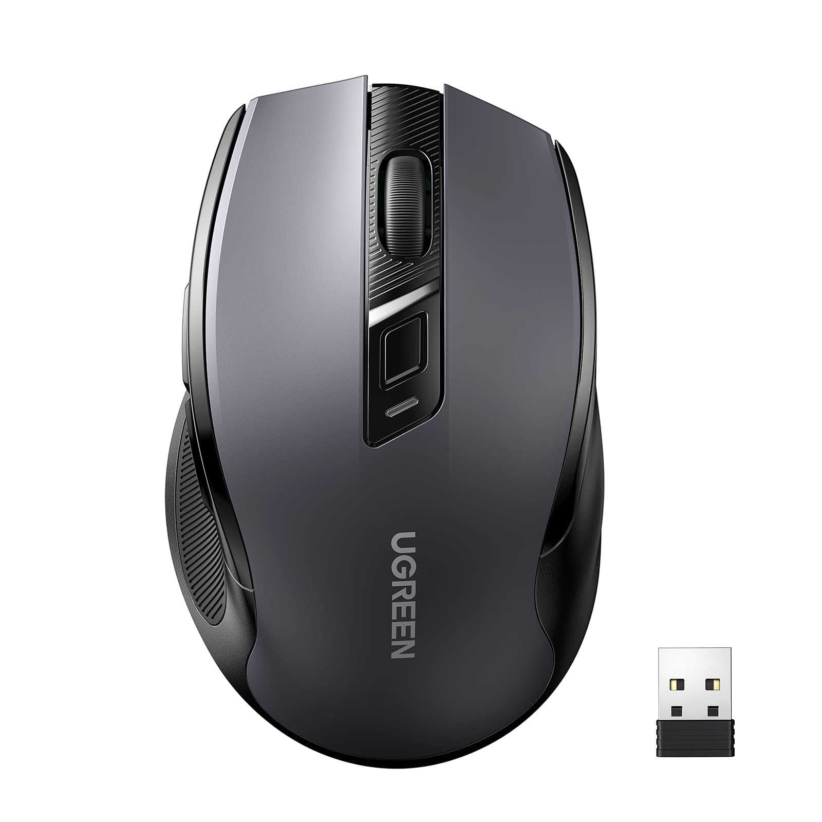 ugreen-mouse-wireless-2-4ghz-ergonomico-silenzioso-4000-dpi-nero image 1