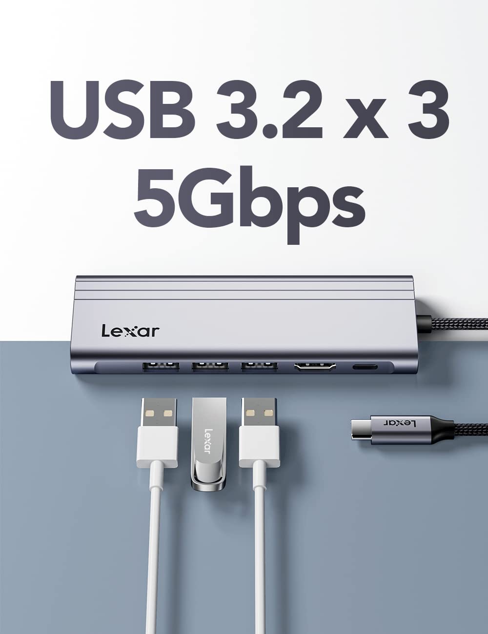 lexar-h31-hub-usb-c-7-in-1-con-hdmi-4k-60hz-e-pd-100w image 4