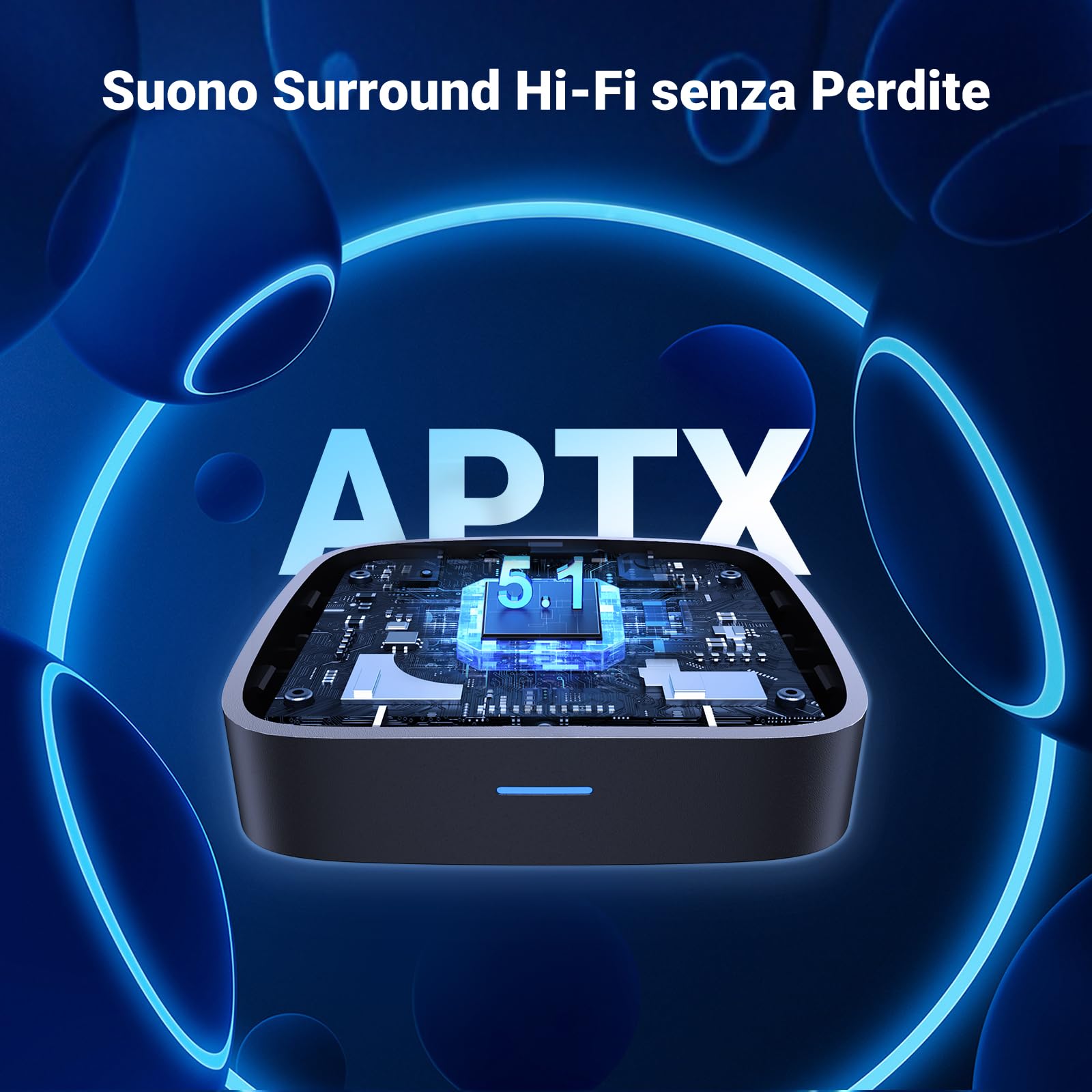 ugreen-ricevitore-bluetooth-5-1-audio-aptx-hd-con-uscita-3-5mm-e-2rca image 2