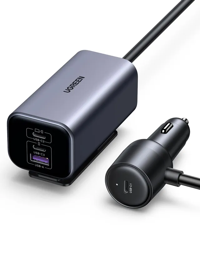 ugreen-150w-caricatore-auto-usb-c-gan-4-porte-con-pd-3-1-140w image 1